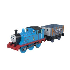 Locomotive Motoris??e Thomas et ses Amis de Fisher-Price Wagon S.C. Ruffey