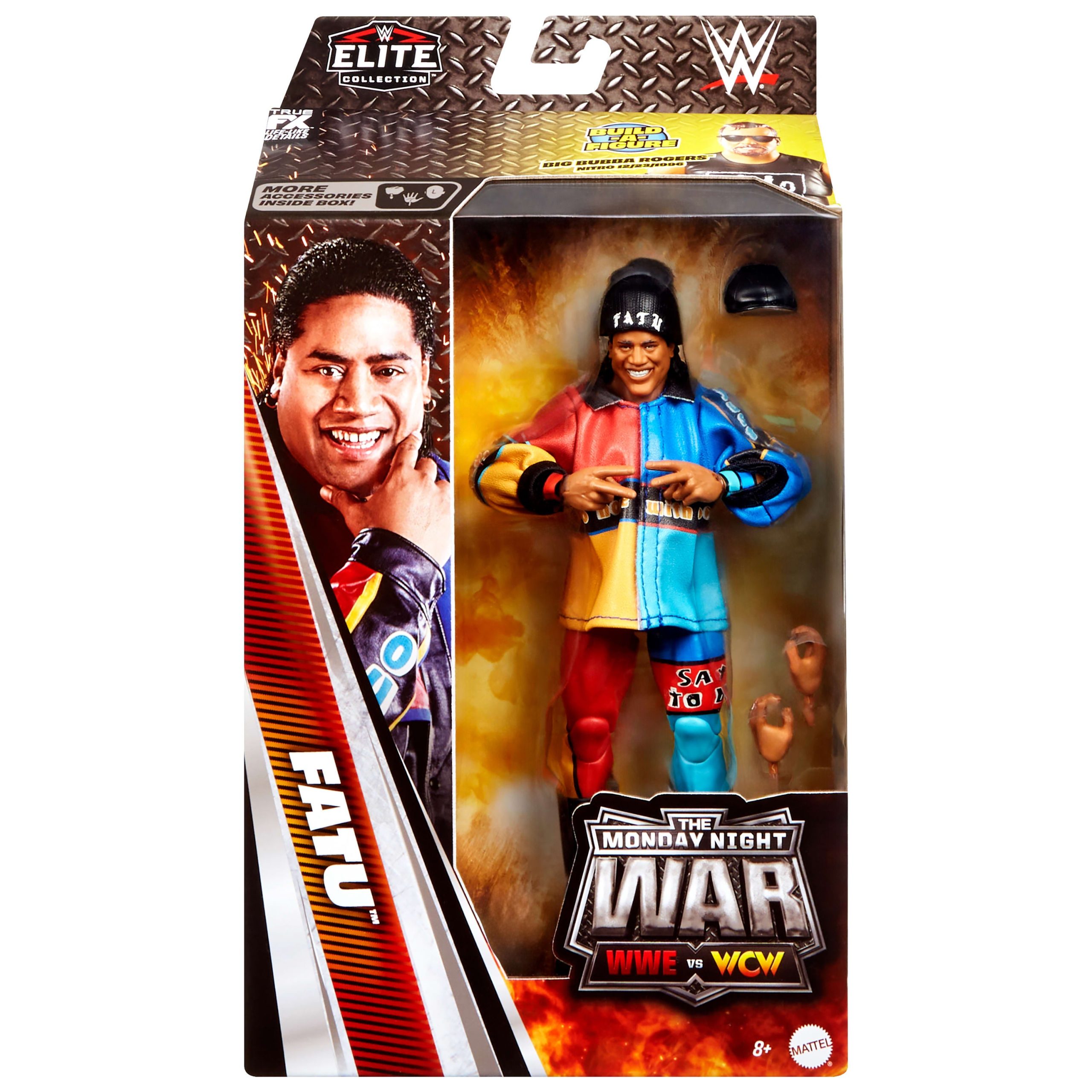 WWE Monday Night War Elite Collection Fatu Action Figure & Accessories 6-inch Collectible Set - Image 2