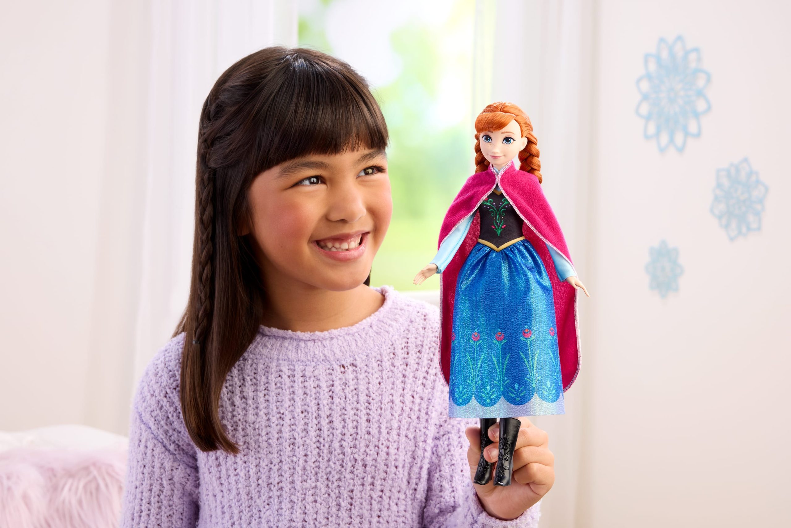 Disney Frozen Anna Fashion Doll With Sparkling Removable Dress. Cape & Boots. Inspired By Movie - Image 2