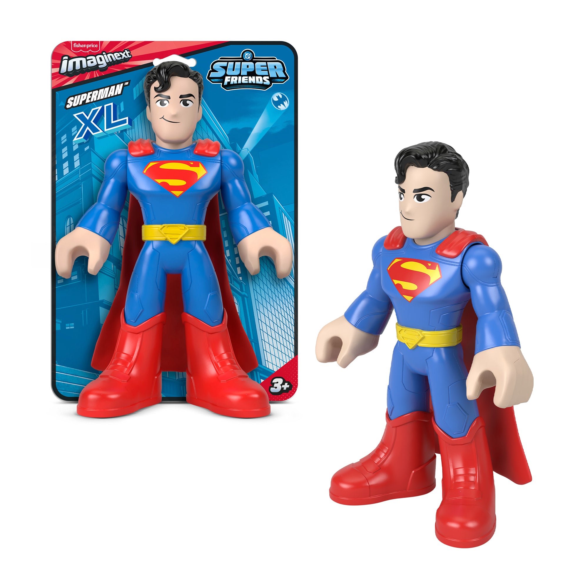 Imaginext DC Super Friends Figura de Acci??n Superman XL