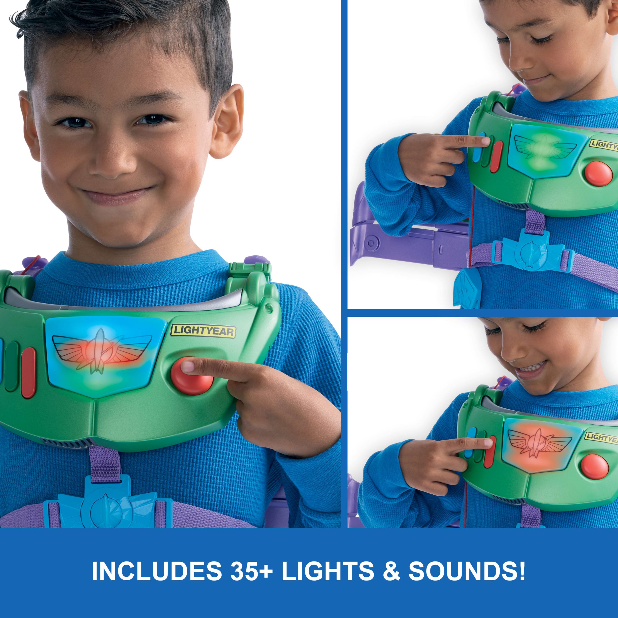 Disney And Pixar Toy Story 5 Hi-Tech Space Ranger Jetpack. Kids Role Play Gear With Lights & Sounds - Image 3
