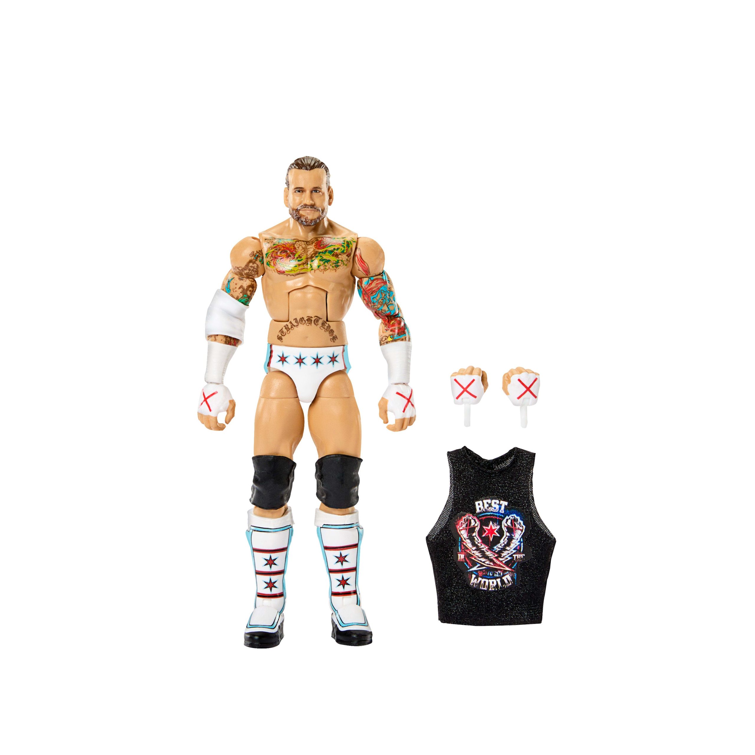 Wwe Figurine Articul??e ??lite Cm Punk