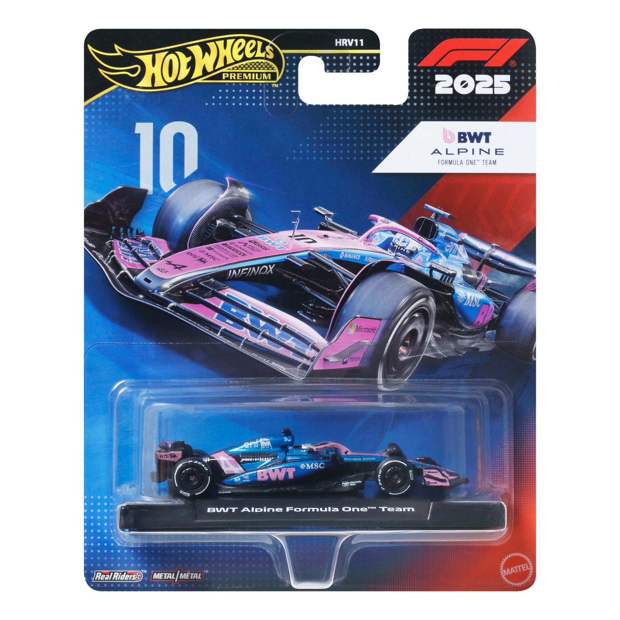 Hot Wheels Premium BWT Alpine 2025 Formula 1? Team #10