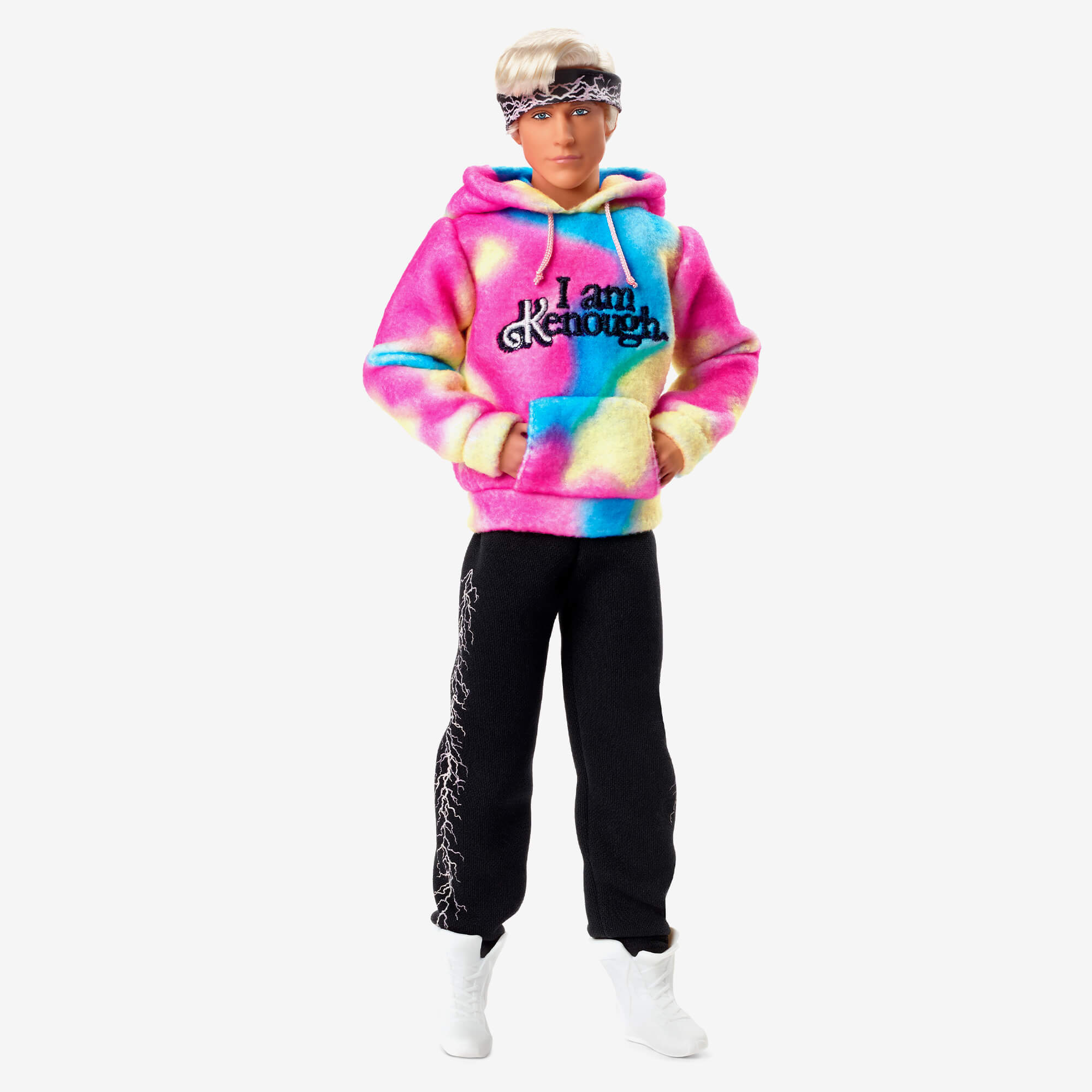 Ken Doll Wearing I Am Kenough Hoodie ?C Barbie The Movie - Image 9
