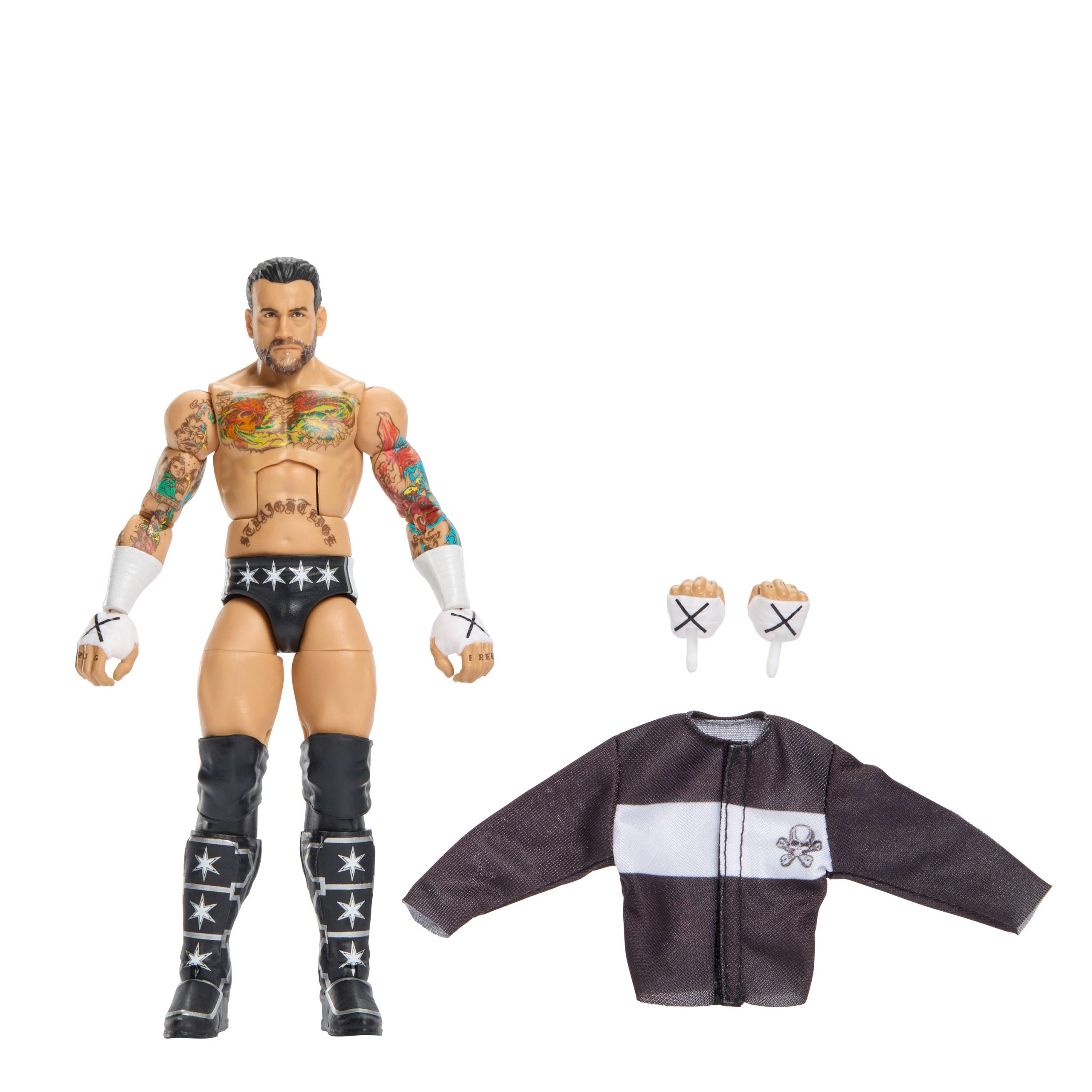 Wwe ??lite Cm Punk Figurine Articul??e