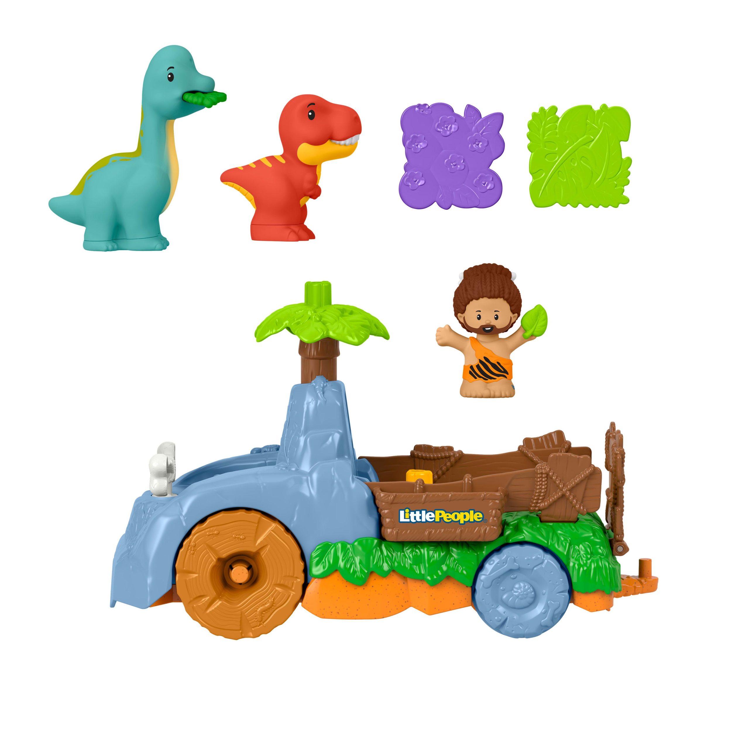 Camion Dino Gigoteur Little People de Fisher-Price. Coffret de Dinosaures de 6???l??ments Pour Les Tout-Petits - Image 6