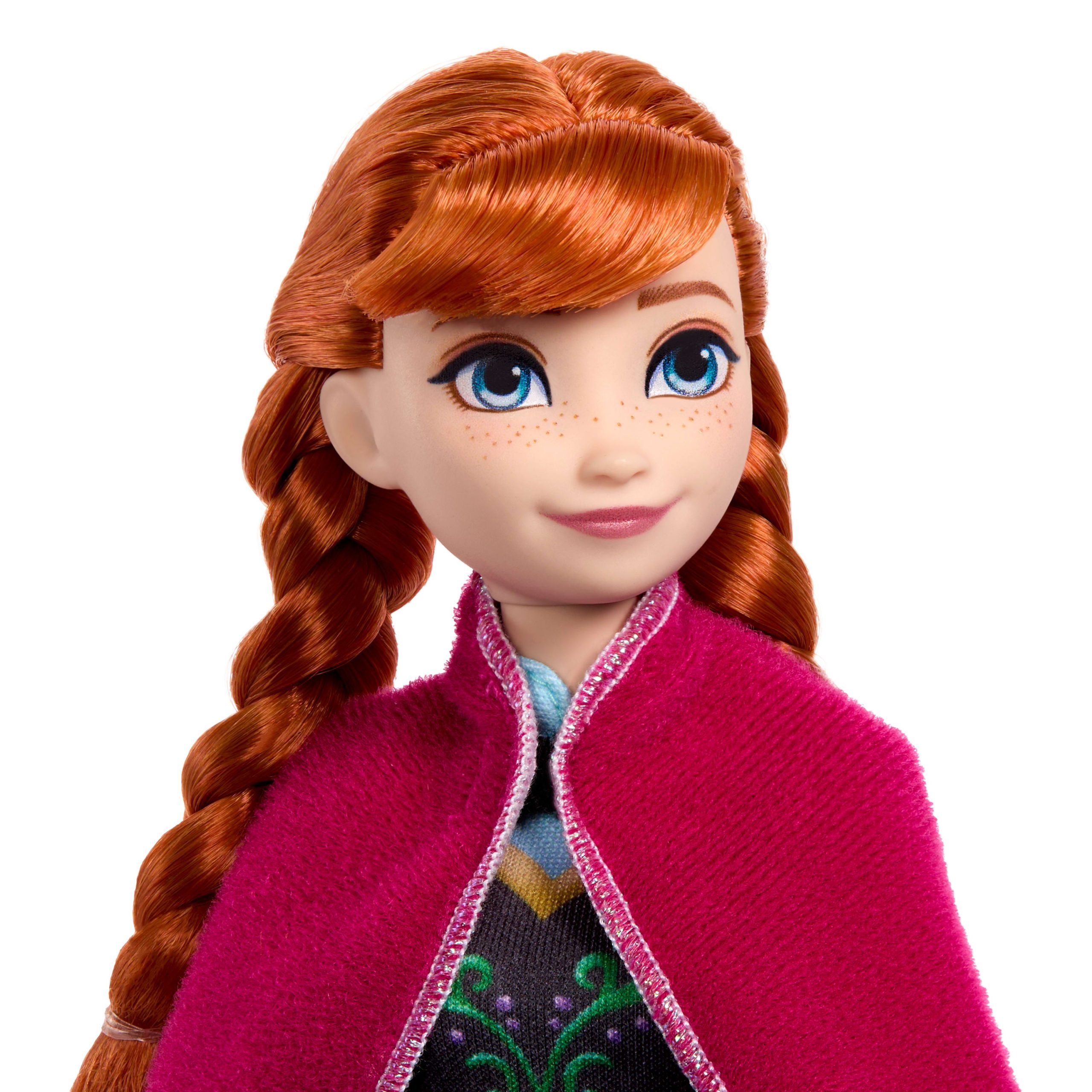 Disney Frozen Anna Fashion Doll With Sparkling Removable Dress. Cape & Boots. Inspired By Movie - Image 3