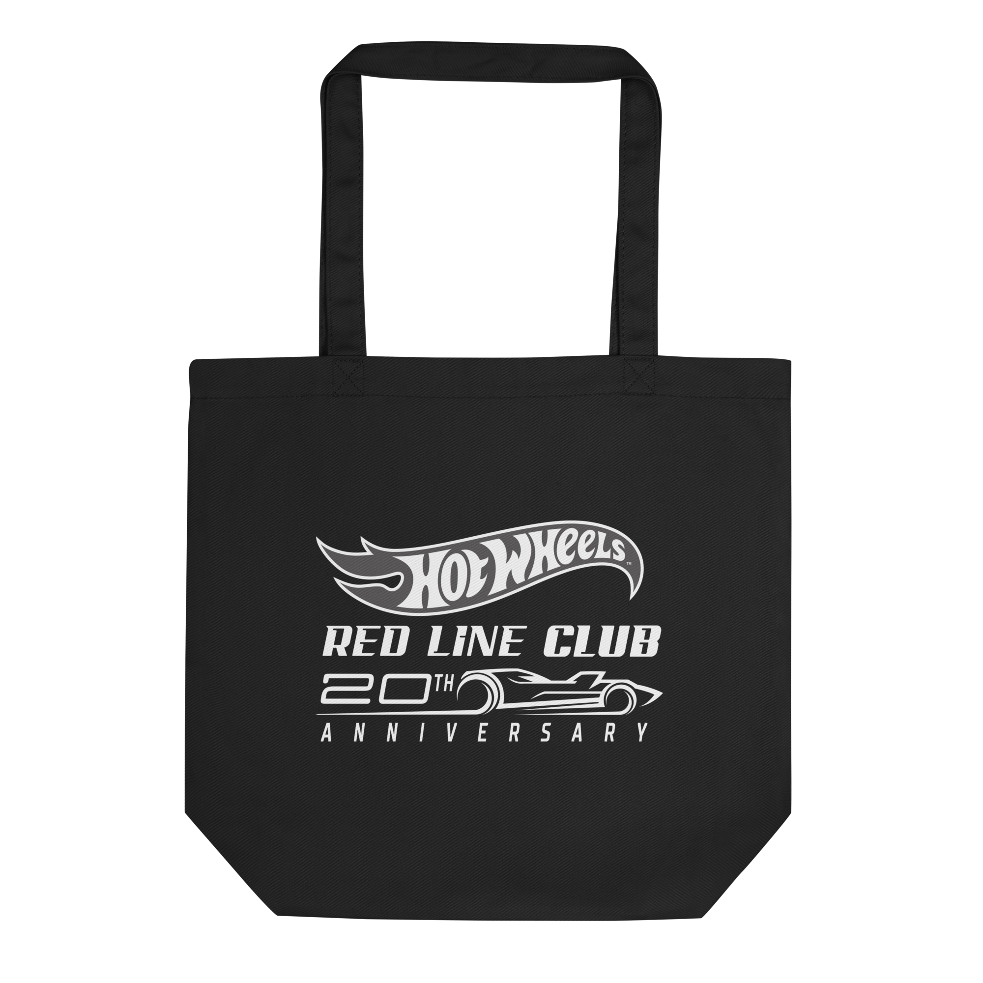 Hot Wheels? Red Line Club? 20th Anniversary Silhouette Logo Tote - Black
