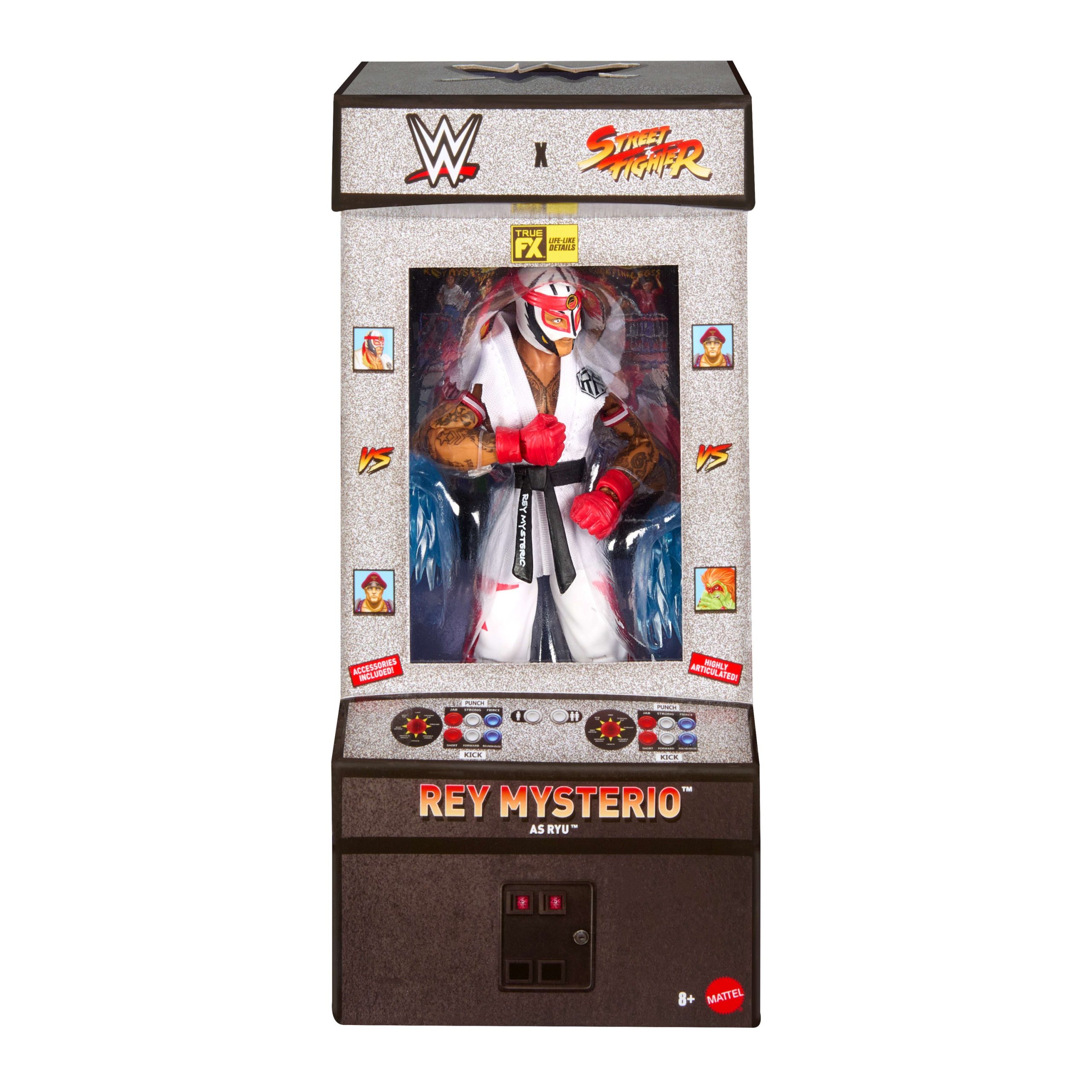 Wwe X Street Fighter? Figurine Articul??e Rey Mysterio - Image 2