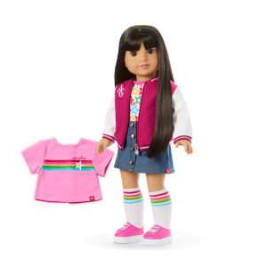Truly Me? 18-inch Doll #130 with straight black-brown hair