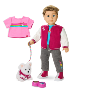 Truly Me? 18-inch Doll #104. Puppy & Accessories AG? Star Squad Bundle