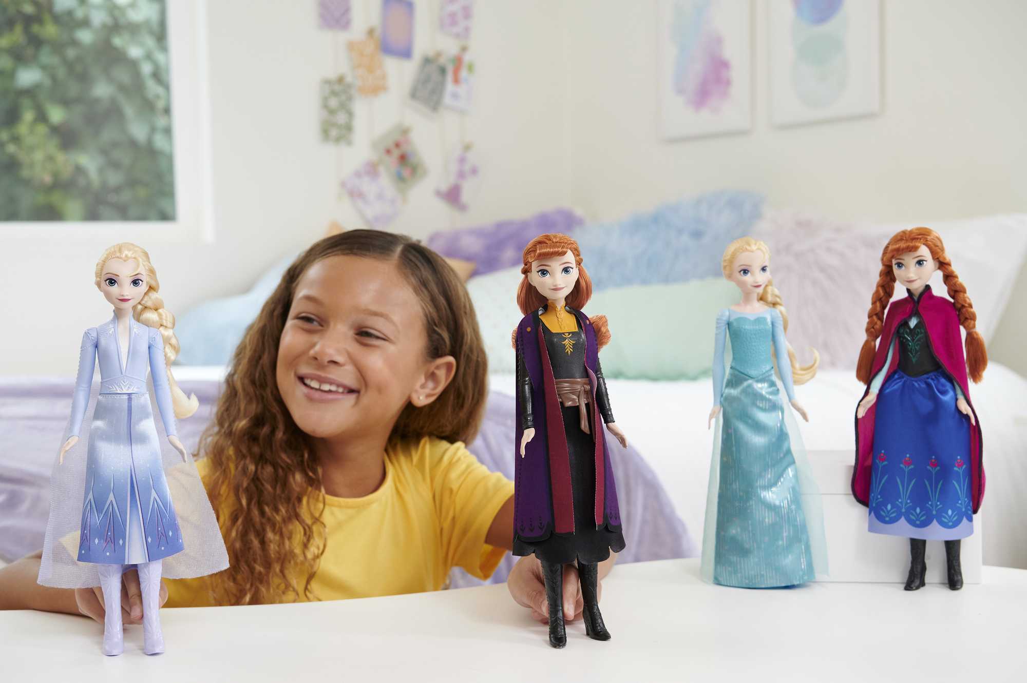 Disney Frozen Frozen Fashion Dolls Boneca Elsa e Anna Frozen I e II - Image 4