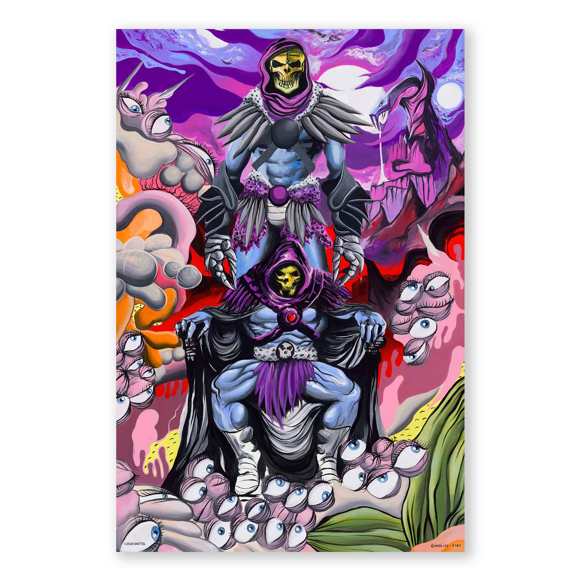 Gianni Lee X Skeletor Artist Print