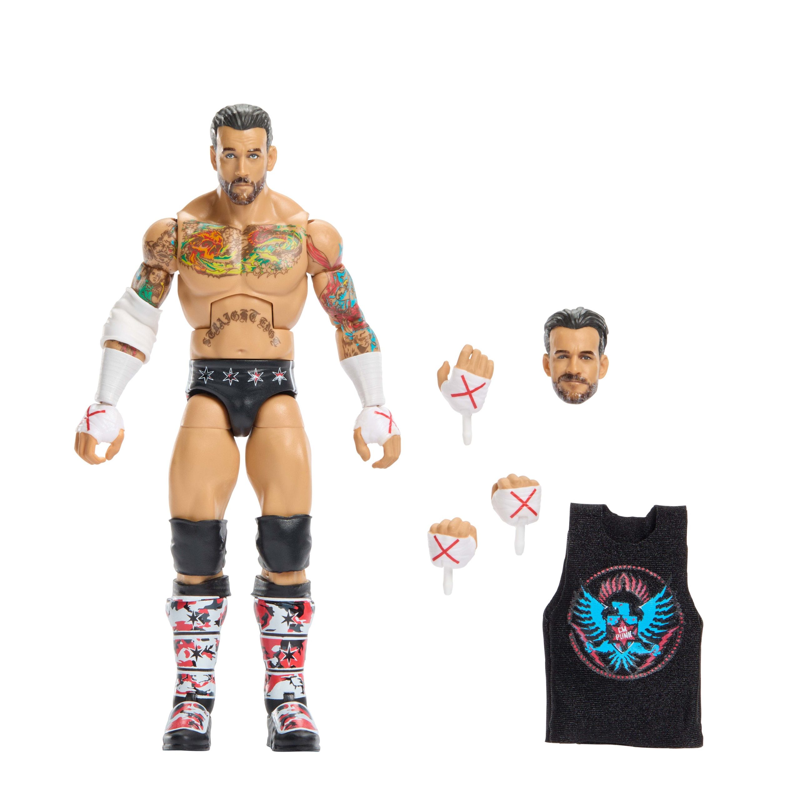 Wwe Figurine Articul??e ??lite Grands Champions Cm Punk
