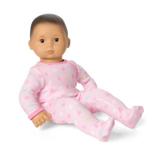 Bitty Baby? Doll #4 with black hair in Pastel Pink