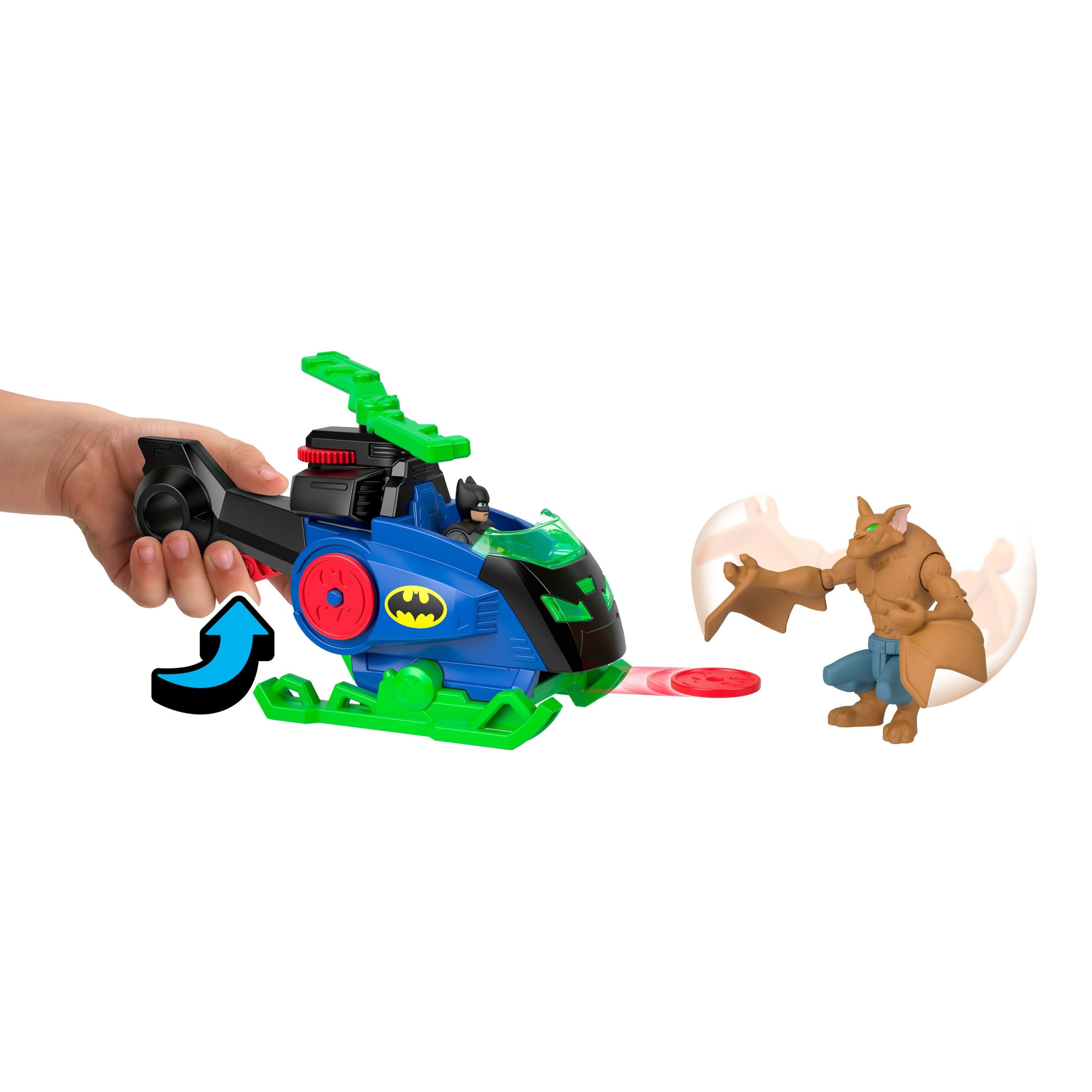 Imaginext Dc Super Friends Coffret Bat-Copt??re et Man Bat - Image 4