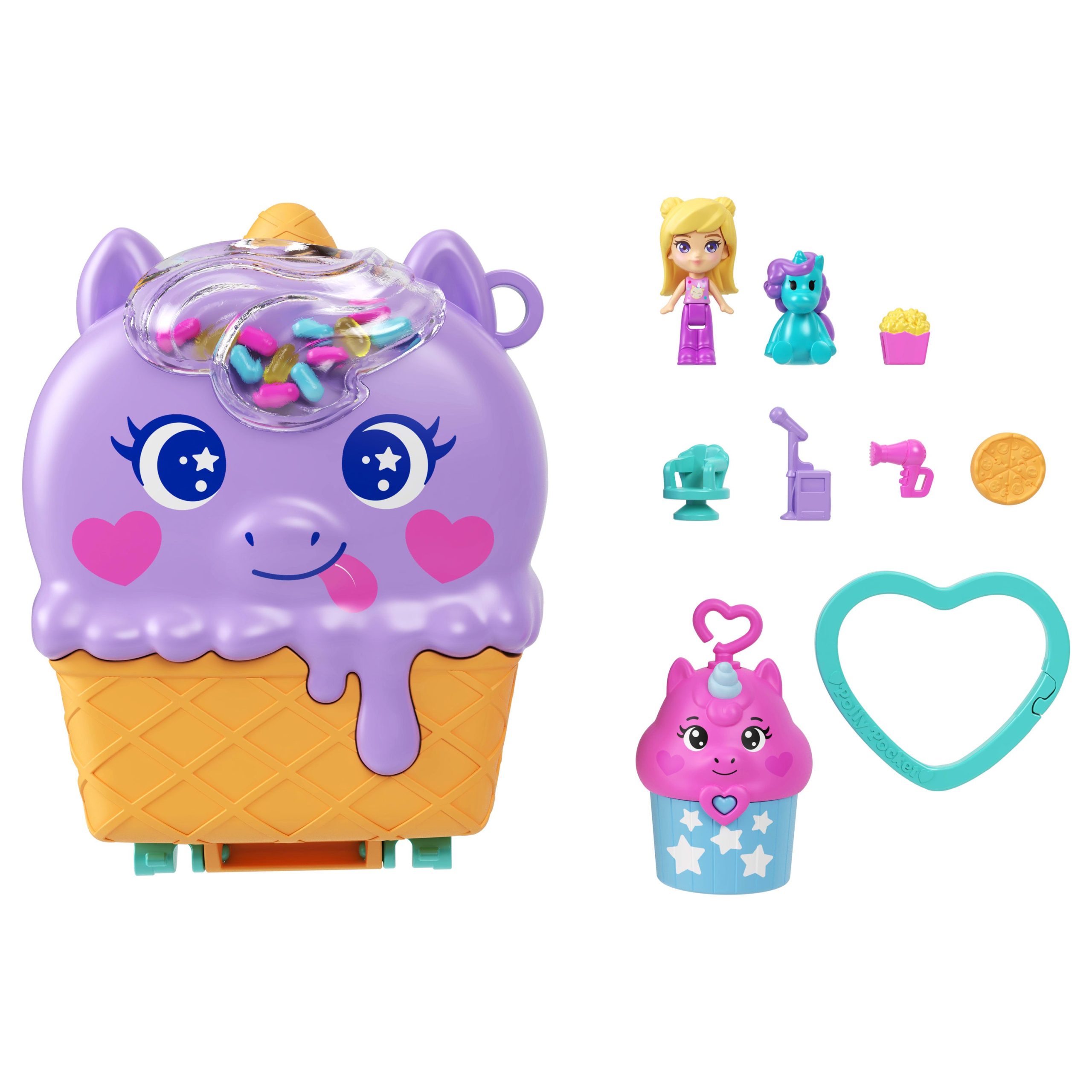 Polly Pocket Set de Juego Compacto Cono Unicornio - Image 2