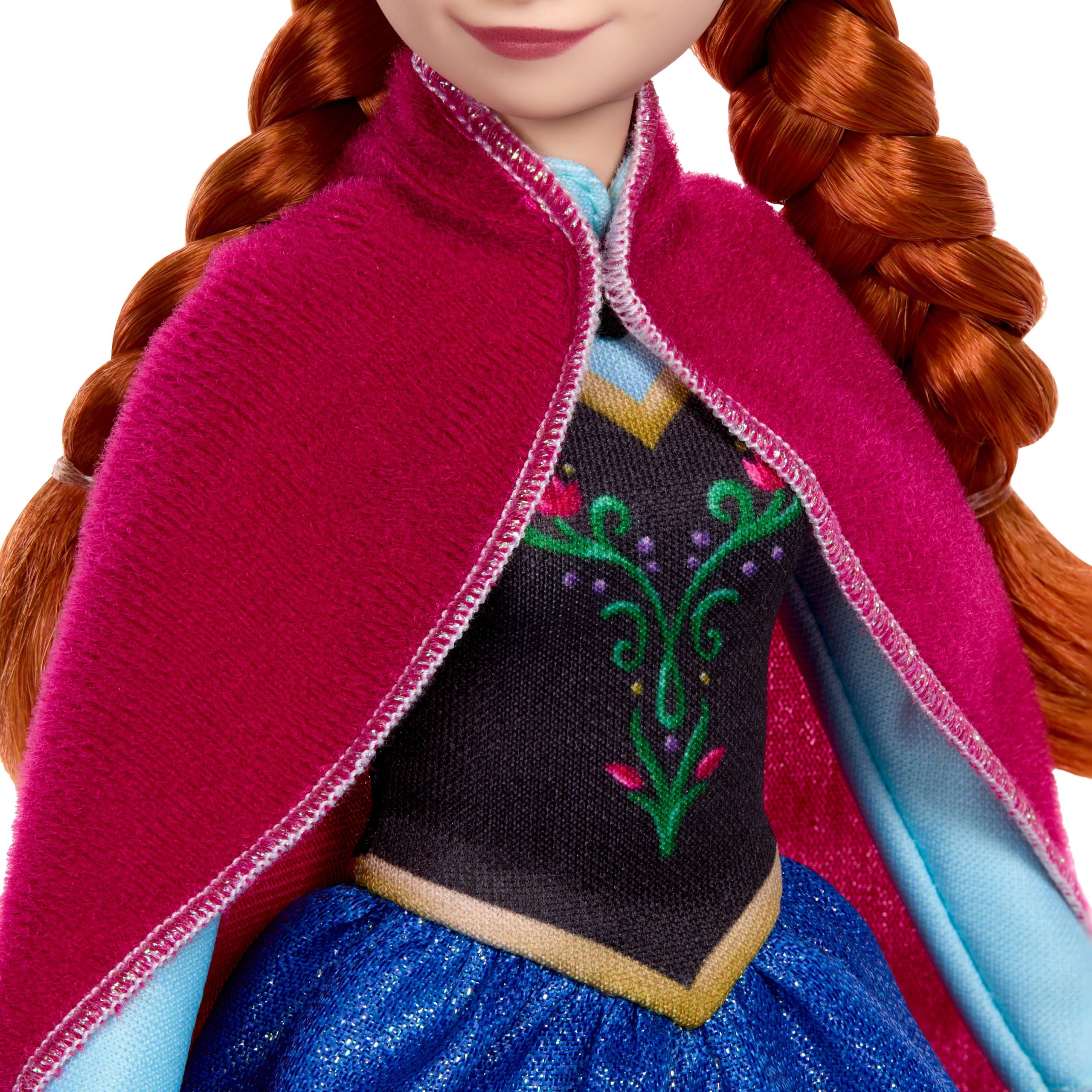 Disney Frozen Anna Fashion Doll With Sparkling Removable Dress. Cape & Boots. Inspired By Movie - Image 4