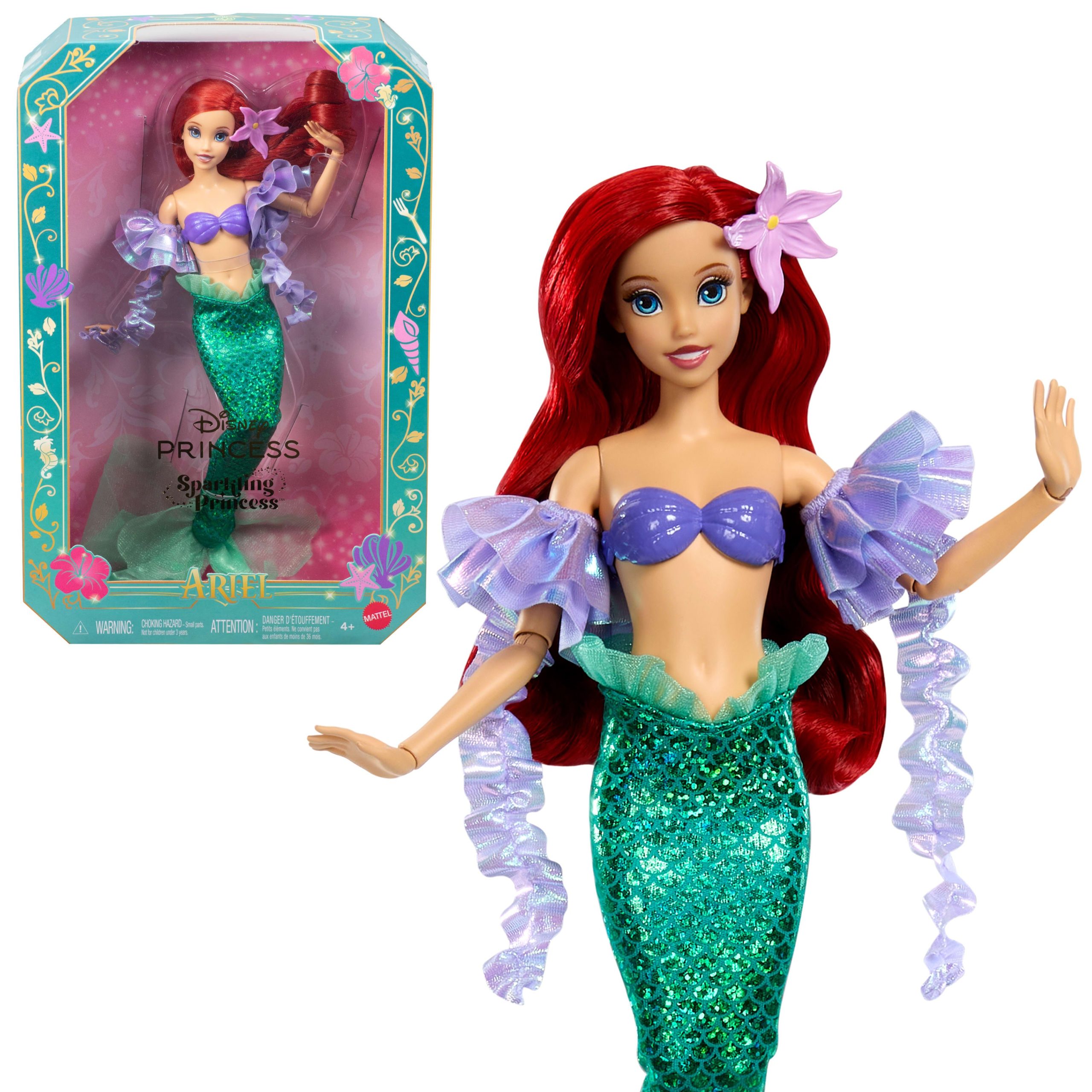 Disney Princesses ??tincelantes?Poup??e Ariel