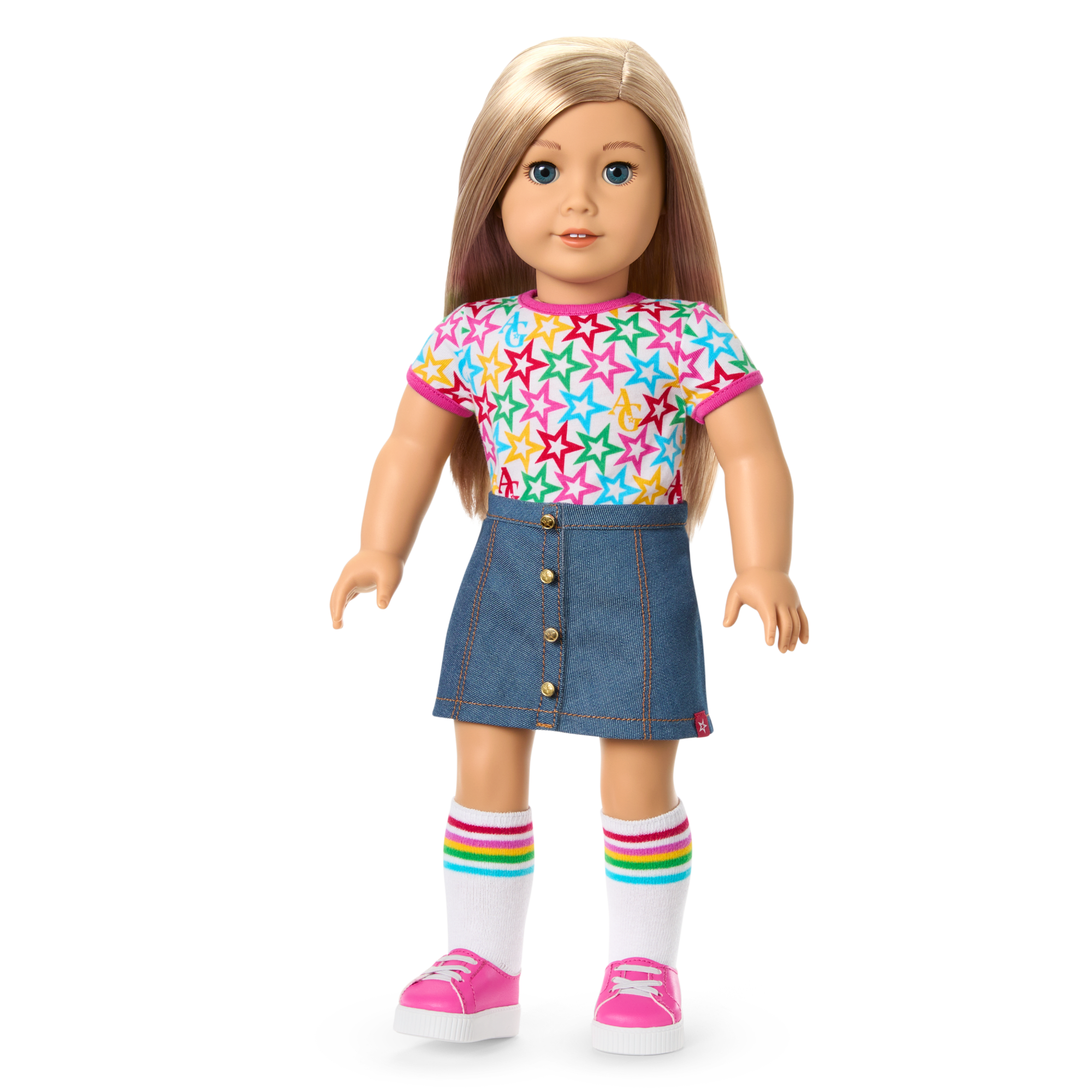 Truly Me? 18-inch Doll #100 with straight layered blonde hair - Image 7