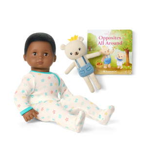 Bitty Baby? Doll #1 in Pastel Blue + Bear Friend & Board Book