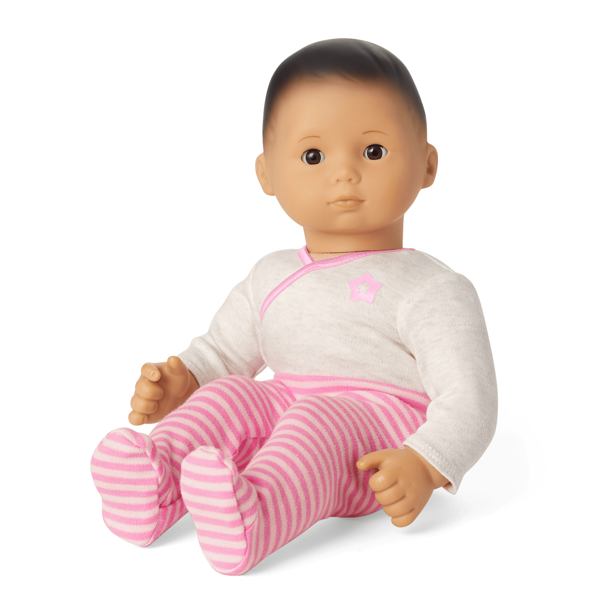 Bitty Baby? Doll #4 with black hair in Pretty Pink