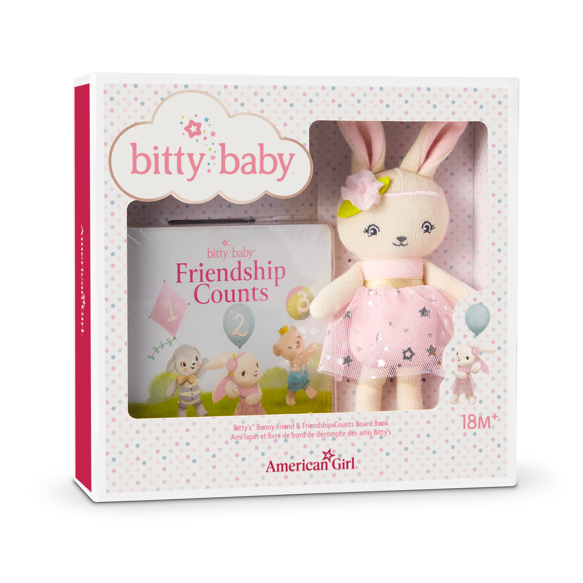 Bitty Baby? Doll #3 in Pastel Pink + Bunny Friend & Board Book - Image 7
