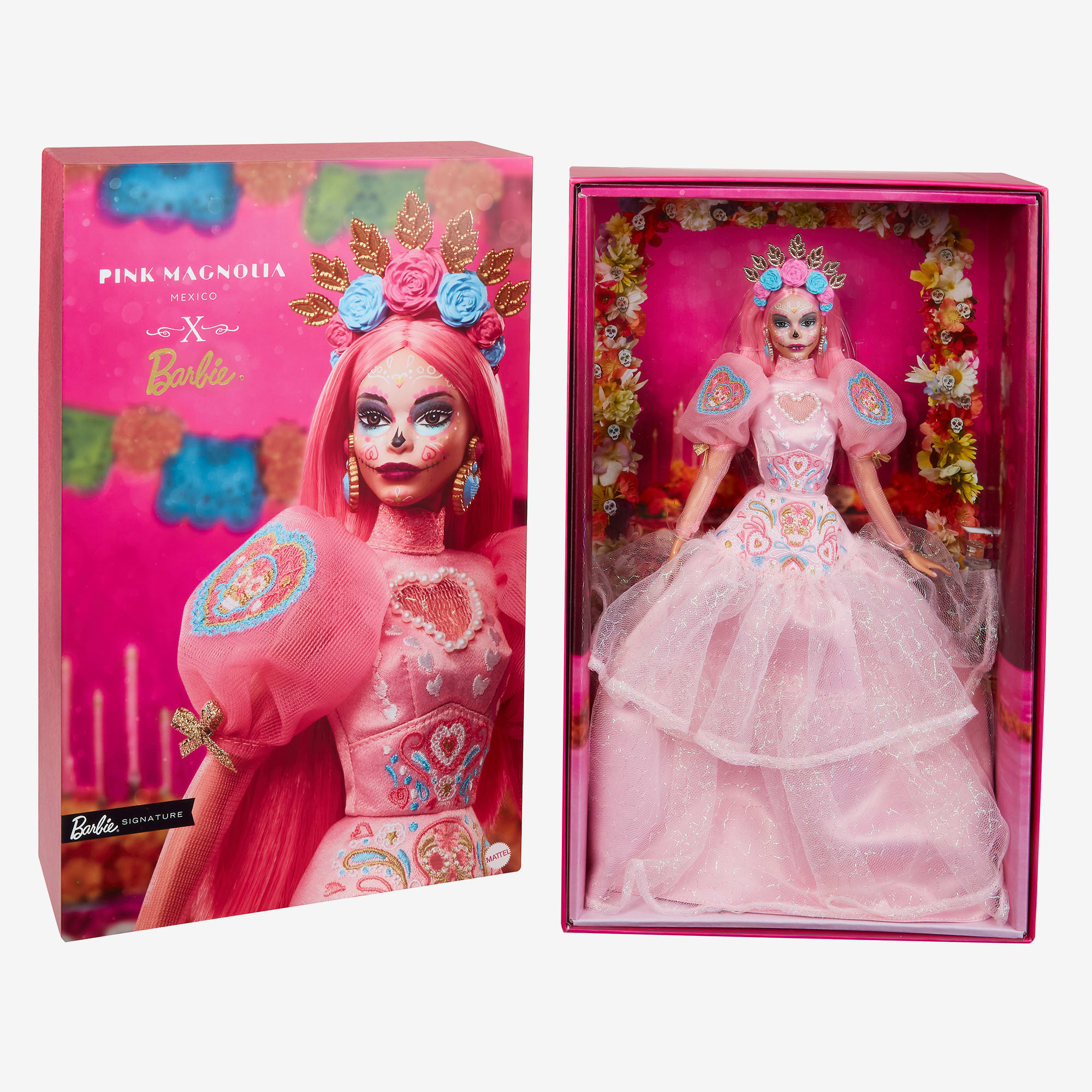 2023 D??a De Muertos Barbie x Pink Magnolia Doll - Image 16