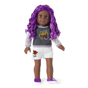 Truly Me? 18-inch Doll #91 with curly purple hair