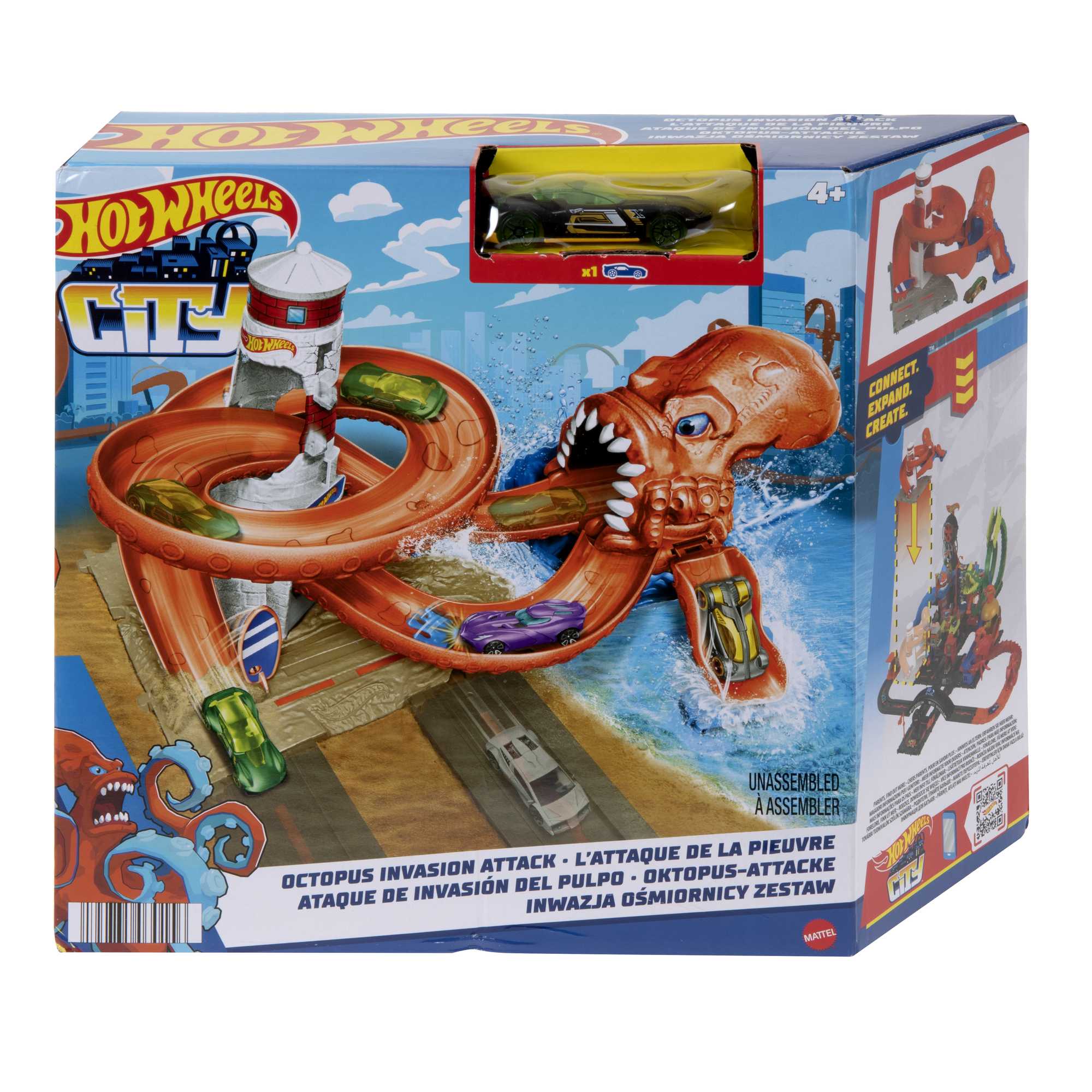 Hot Wheels City Pista de Brinquedo Pistas surpresa N??mesis