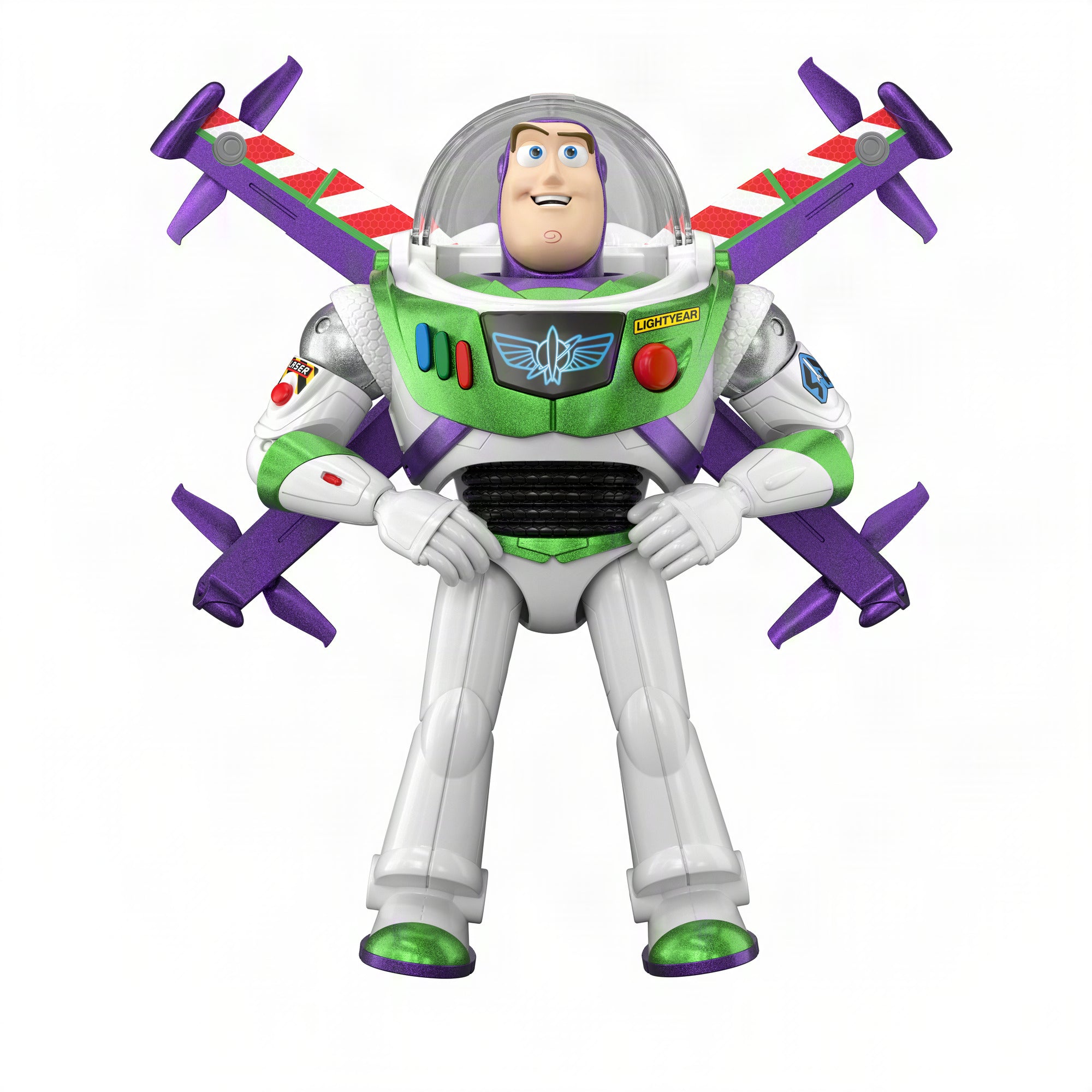 Disney?Pixar Figurine Buzz L'??clair ??dition Hi-Tech Mode Avion - Image 6