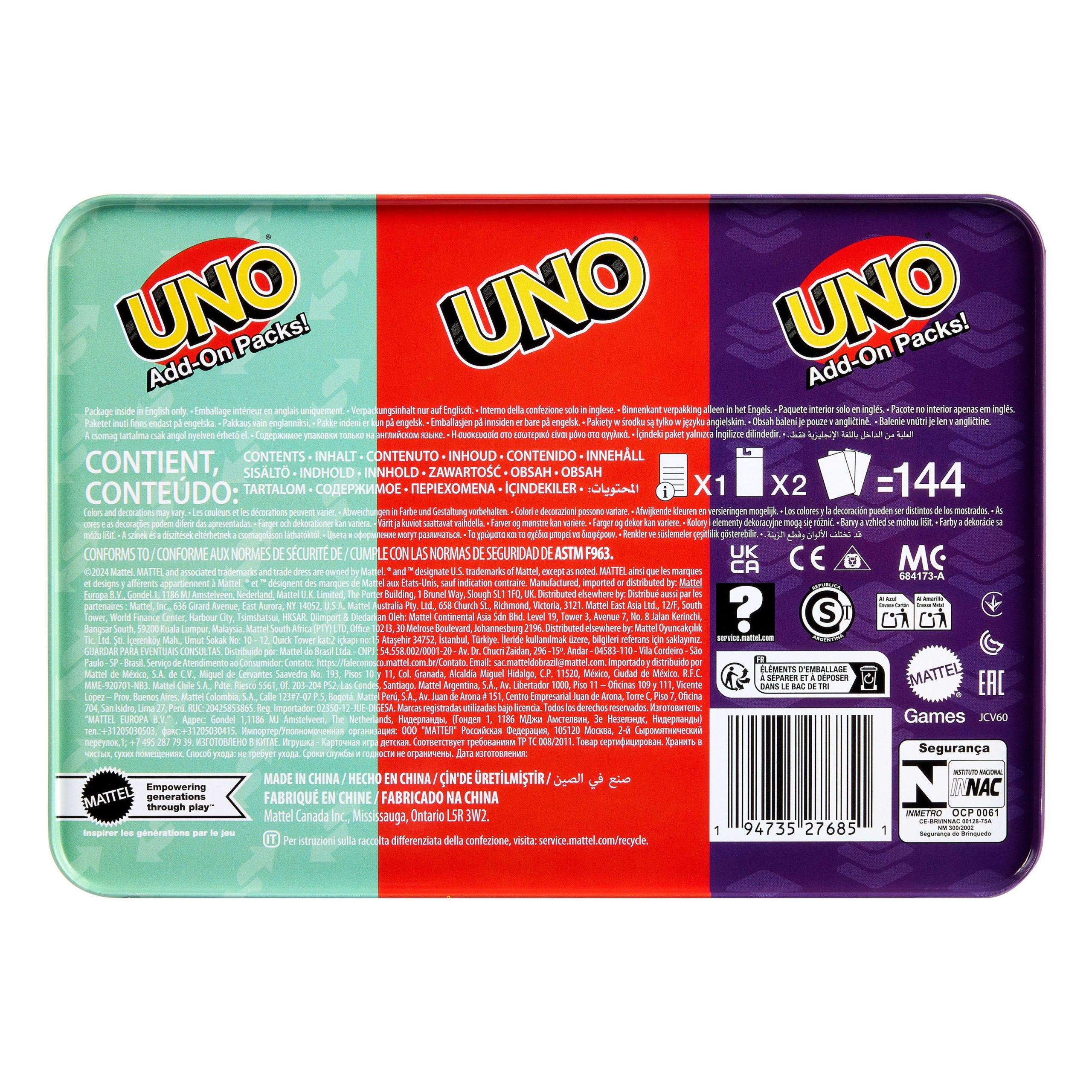Uno? Jeu de Base et deux Packs D'Extension - Image 6