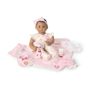 Bitty Baby? Doll #5 with brown hair Care & Play Set