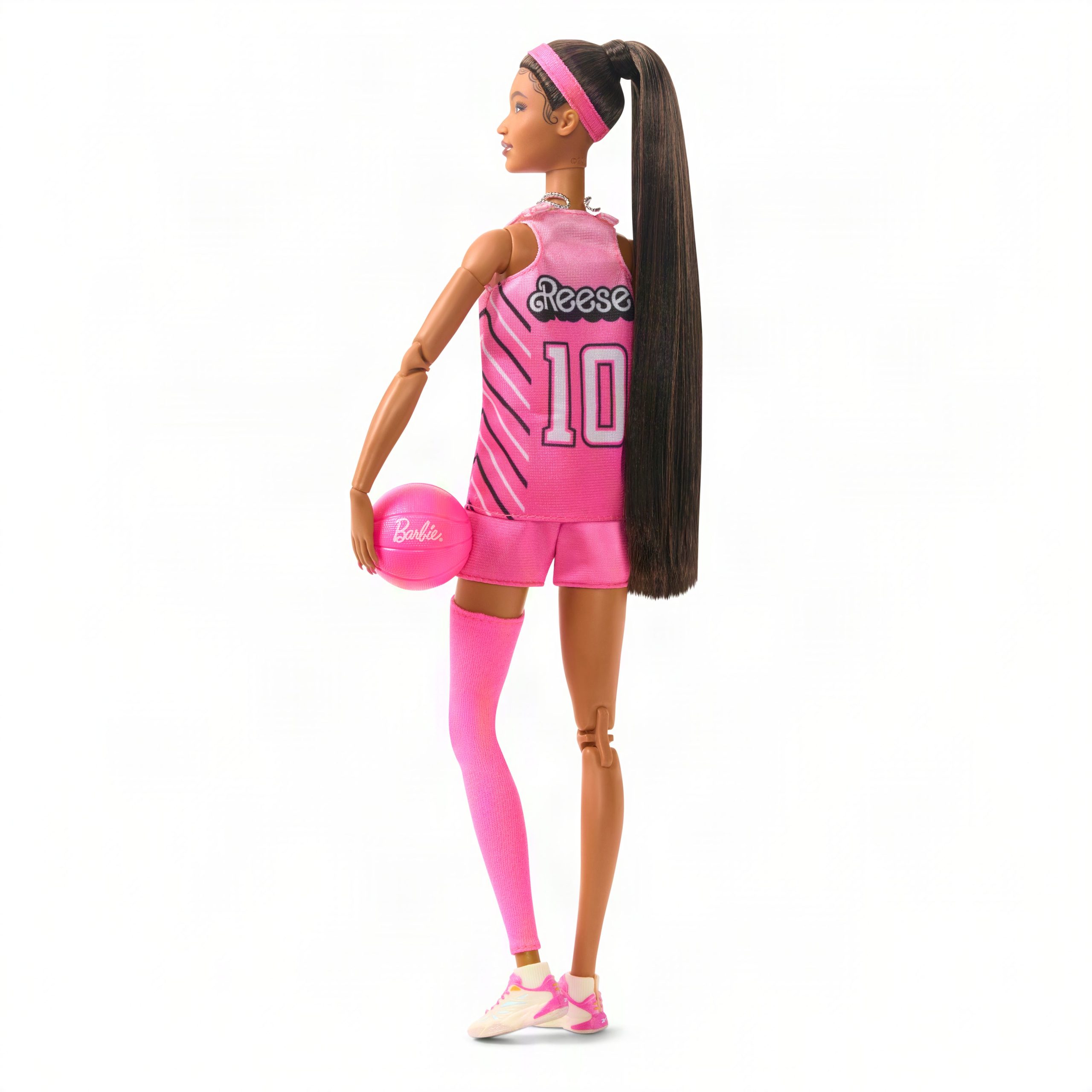 Poup??e Barbie Angel?Reese. Barbie?Signature. Poup??e Mode Avec Uniforme de Basketball Rose - Image 5