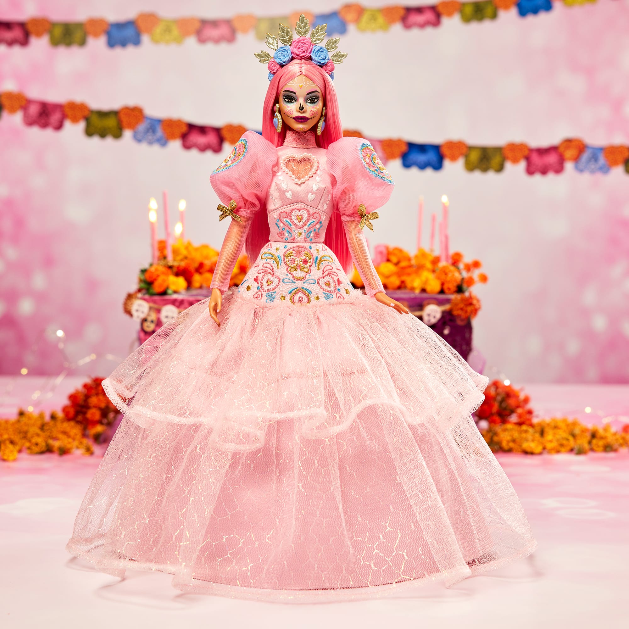 2023 D??a De Muertos Barbie x Pink Magnolia Doll - Image 2
