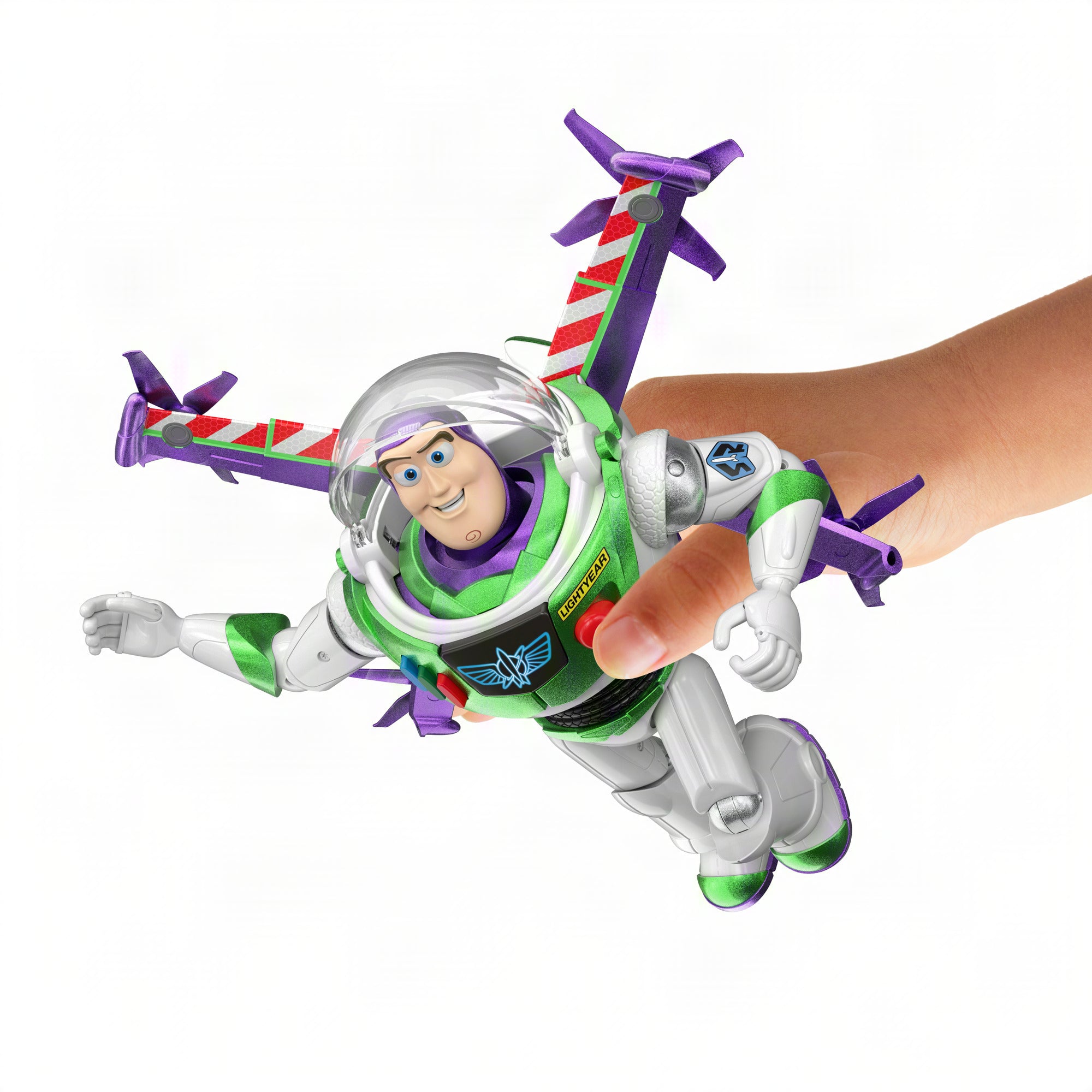 Disney?Pixar Figurine Buzz L'??clair ??dition Hi-Tech Mode Avion - Image 3