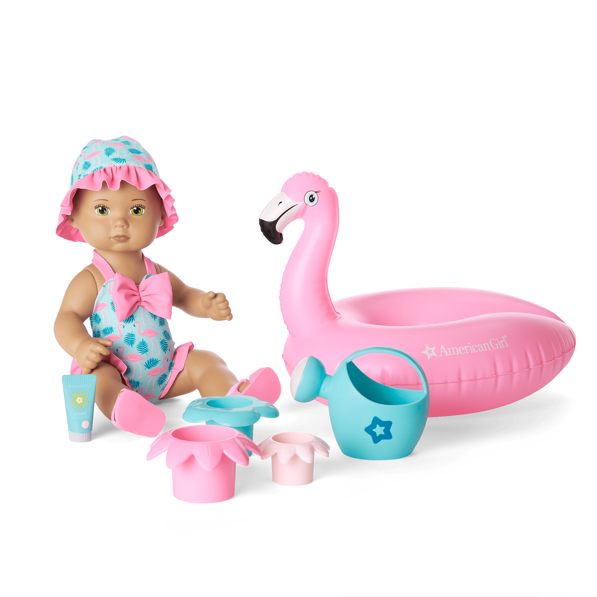 Flamingo Fun Play Set (Bitty Baby? Splash?)