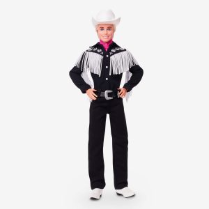 Ken Doll in Black and White Western Outfit ?C Barbie The Movie