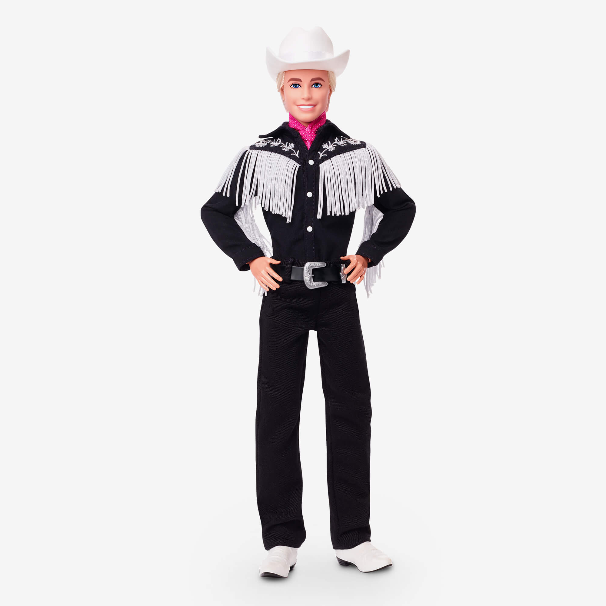 Ken Doll in Black and White Western Outfit ?C Barbie The Movie