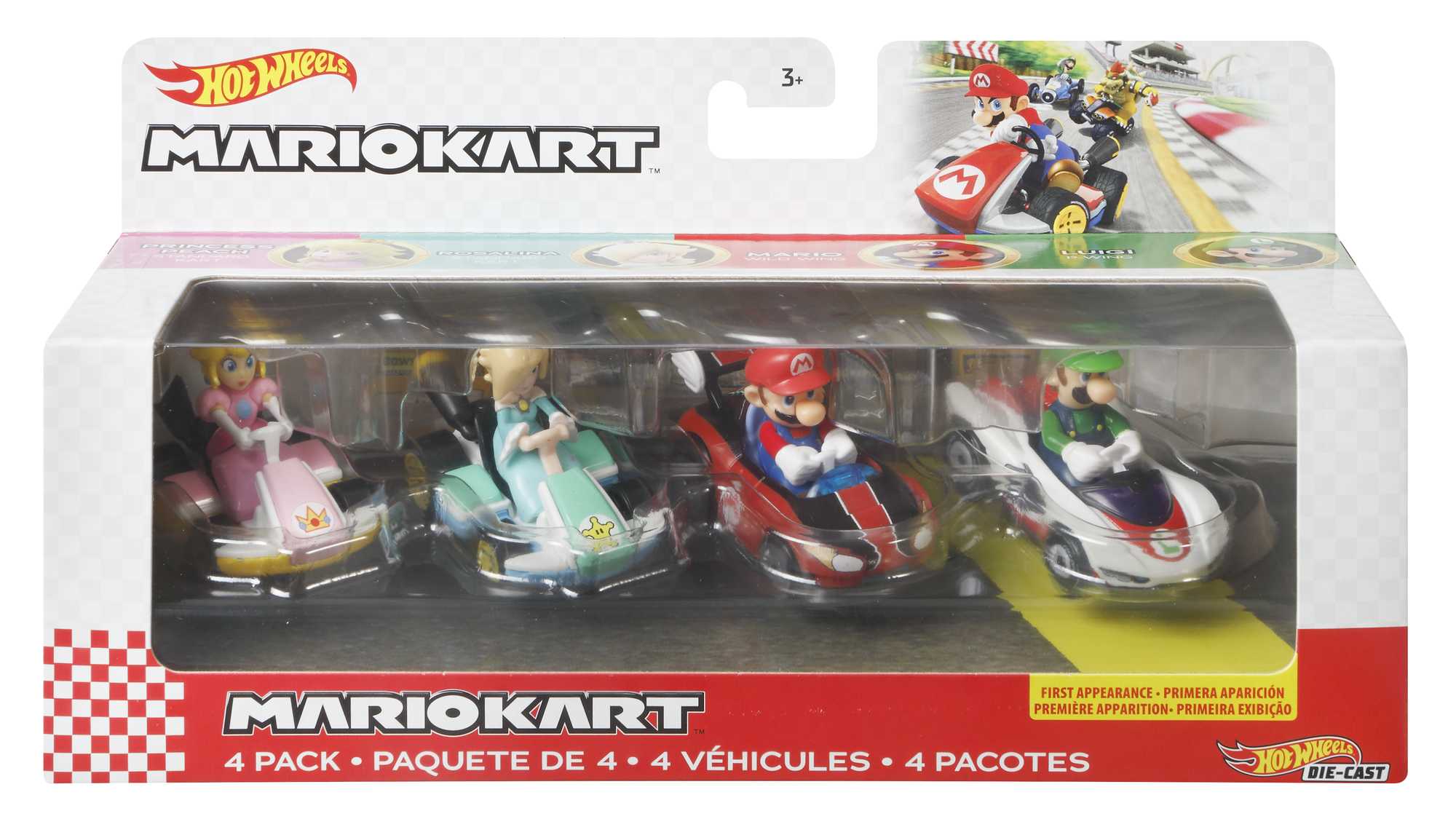 Hot Wheels Coffret de 4?V??hicules Mario Kart - Image 6