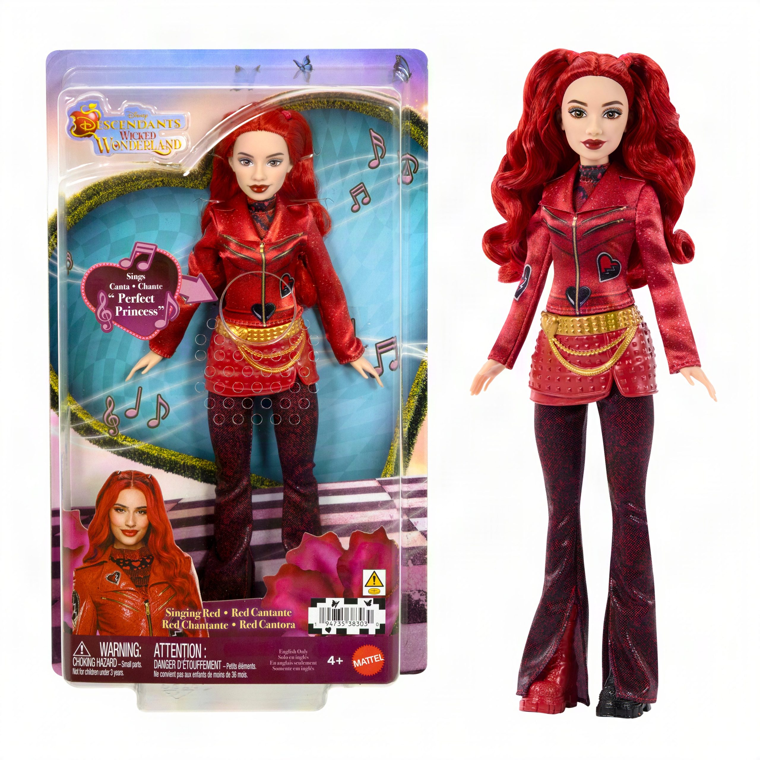 Disney Descendants: Wicked Wonderland Singing Red Doll in Signature Look