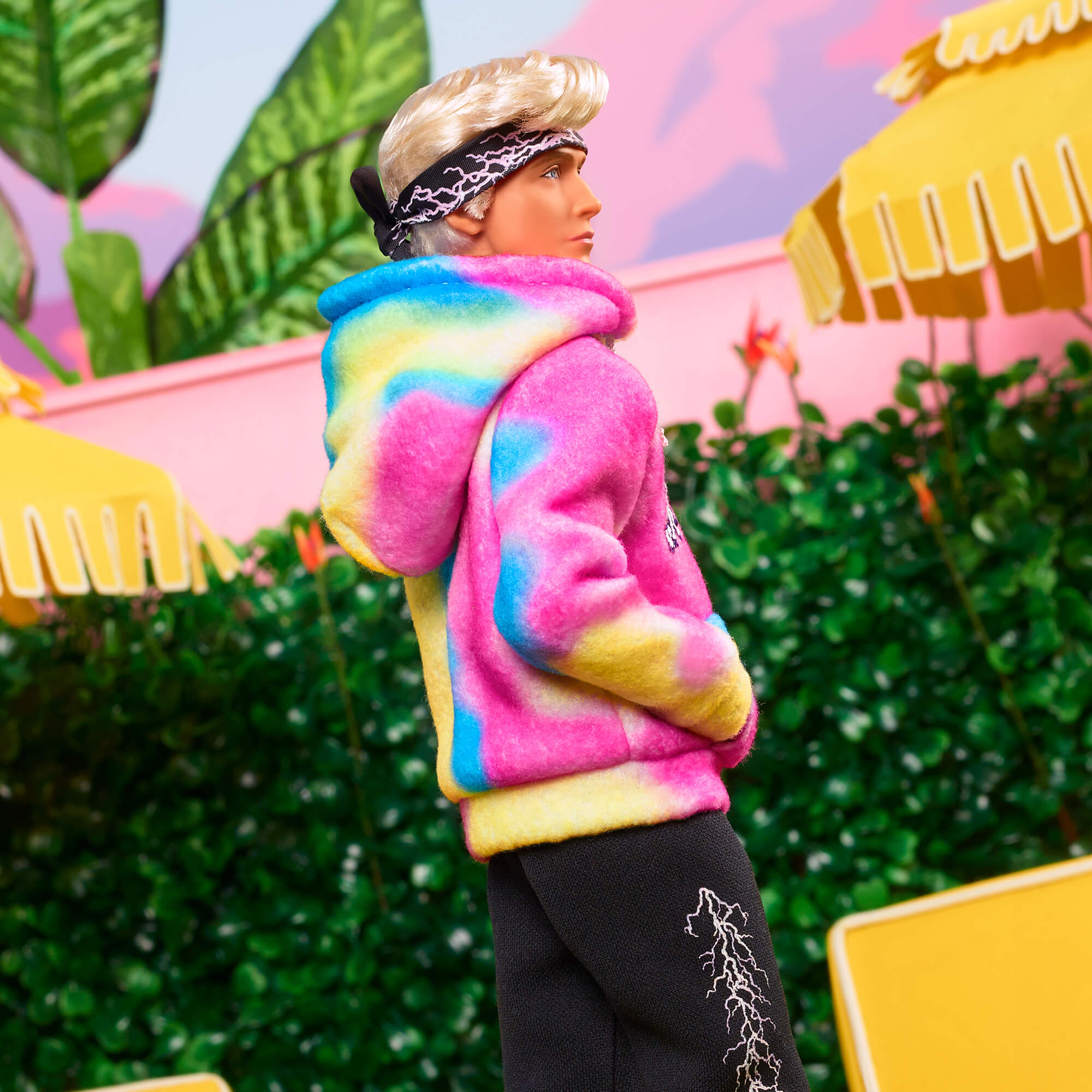 Ken Doll Wearing I Am Kenough Hoodie ?C Barbie The Movie - Image 3