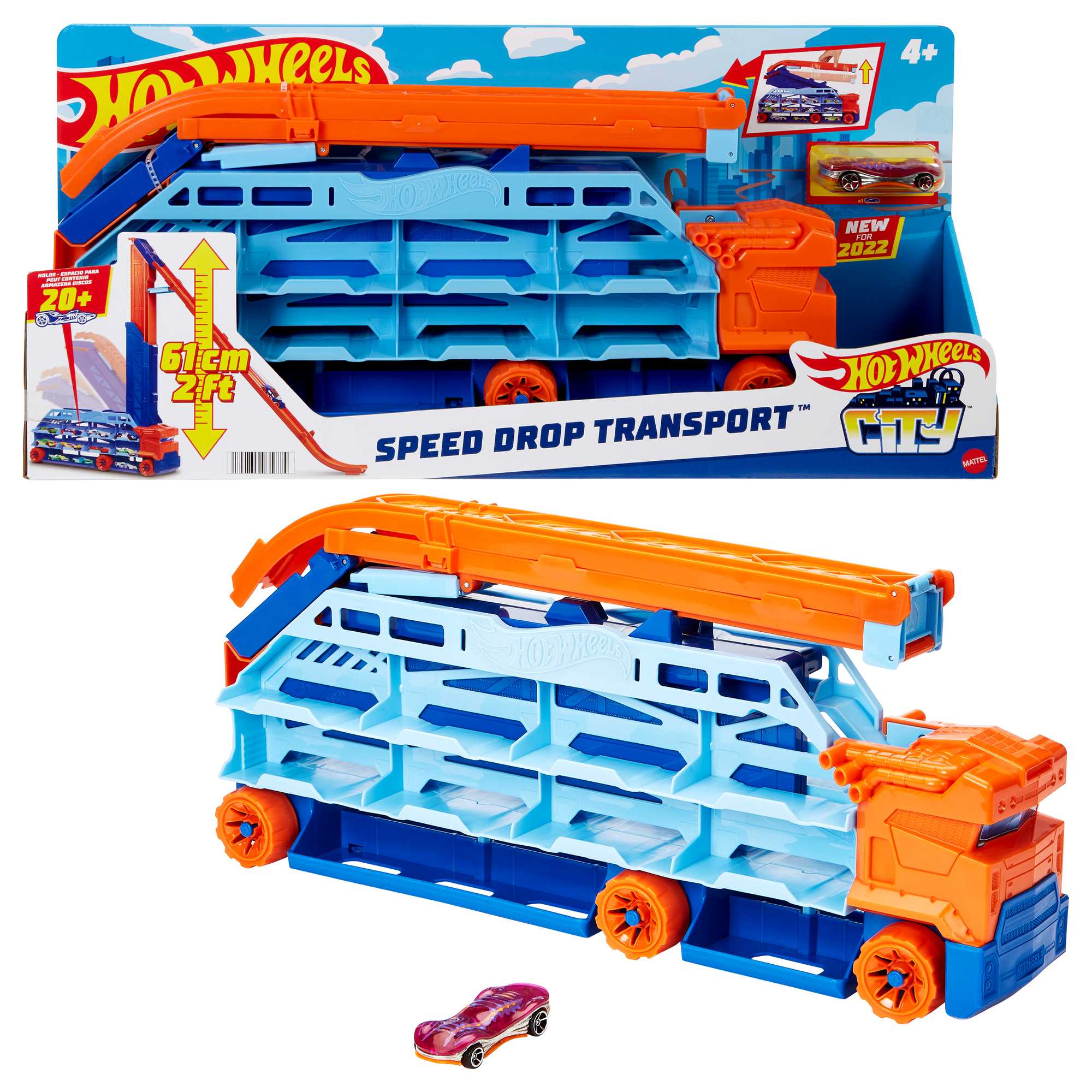 Hot Wheels City Pista de Juguete Ca??da R??pida - Image 6
