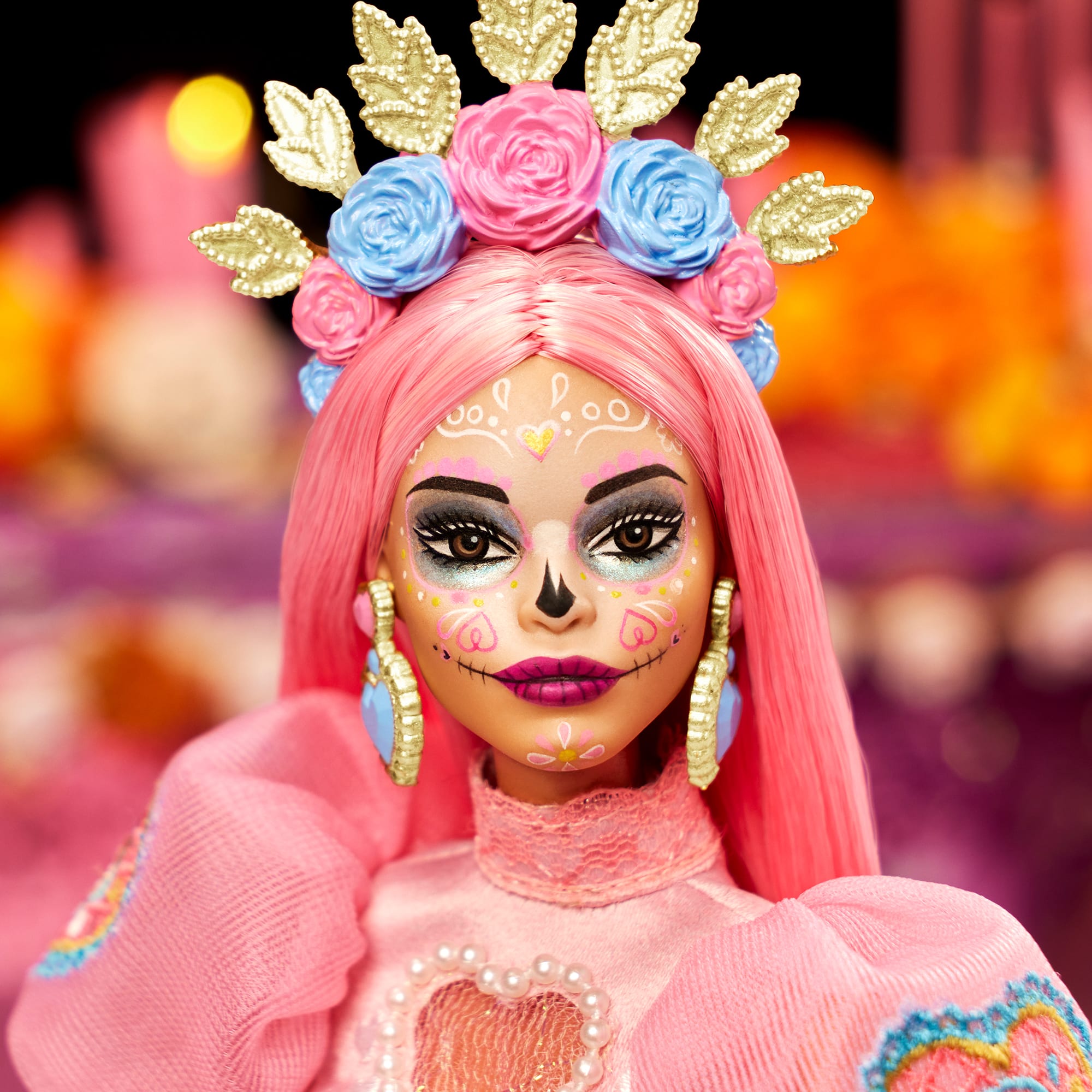 2023 D??a De Muertos Barbie x Pink Magnolia Doll - Image 4