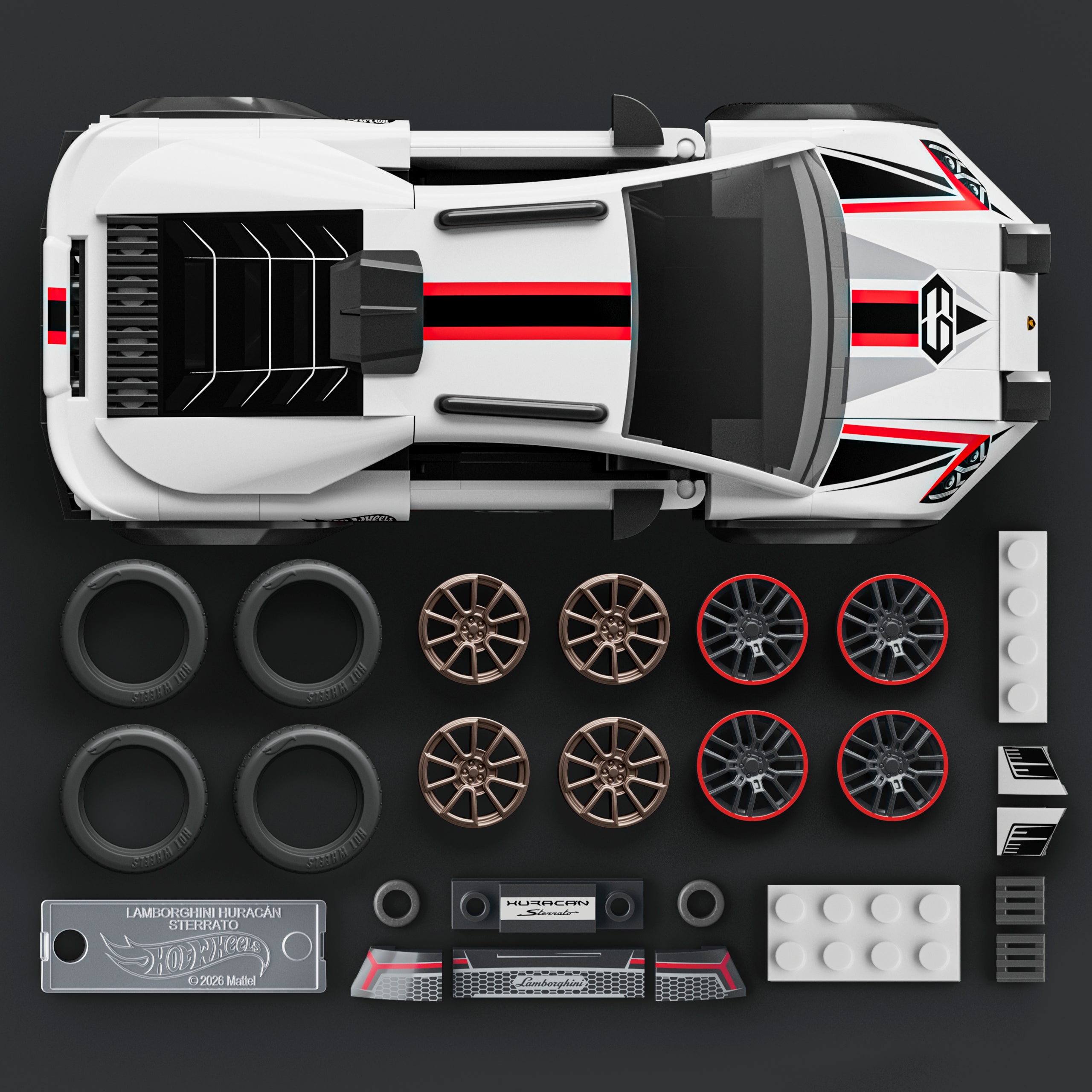 Hot Wheels-Coffret de Construction Lamborghini Hurac??n Sterrato - Image 4