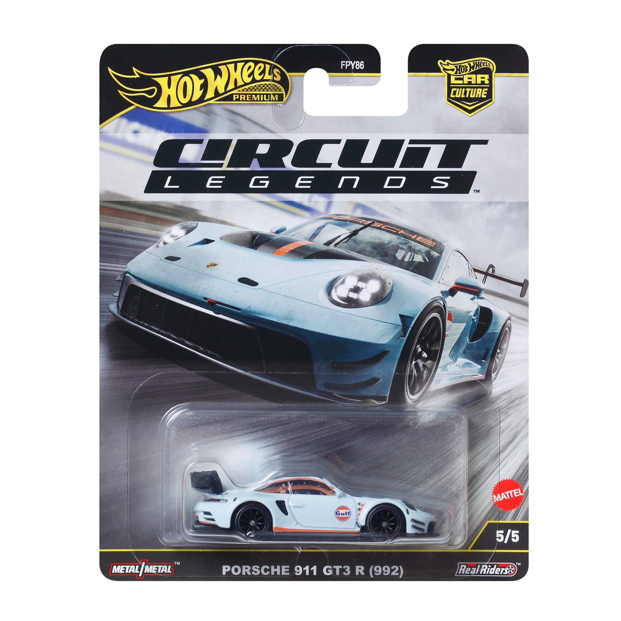 Hot Wheels Premium Car Culture Circuit Legends Porsche 911 GT3 R (992)