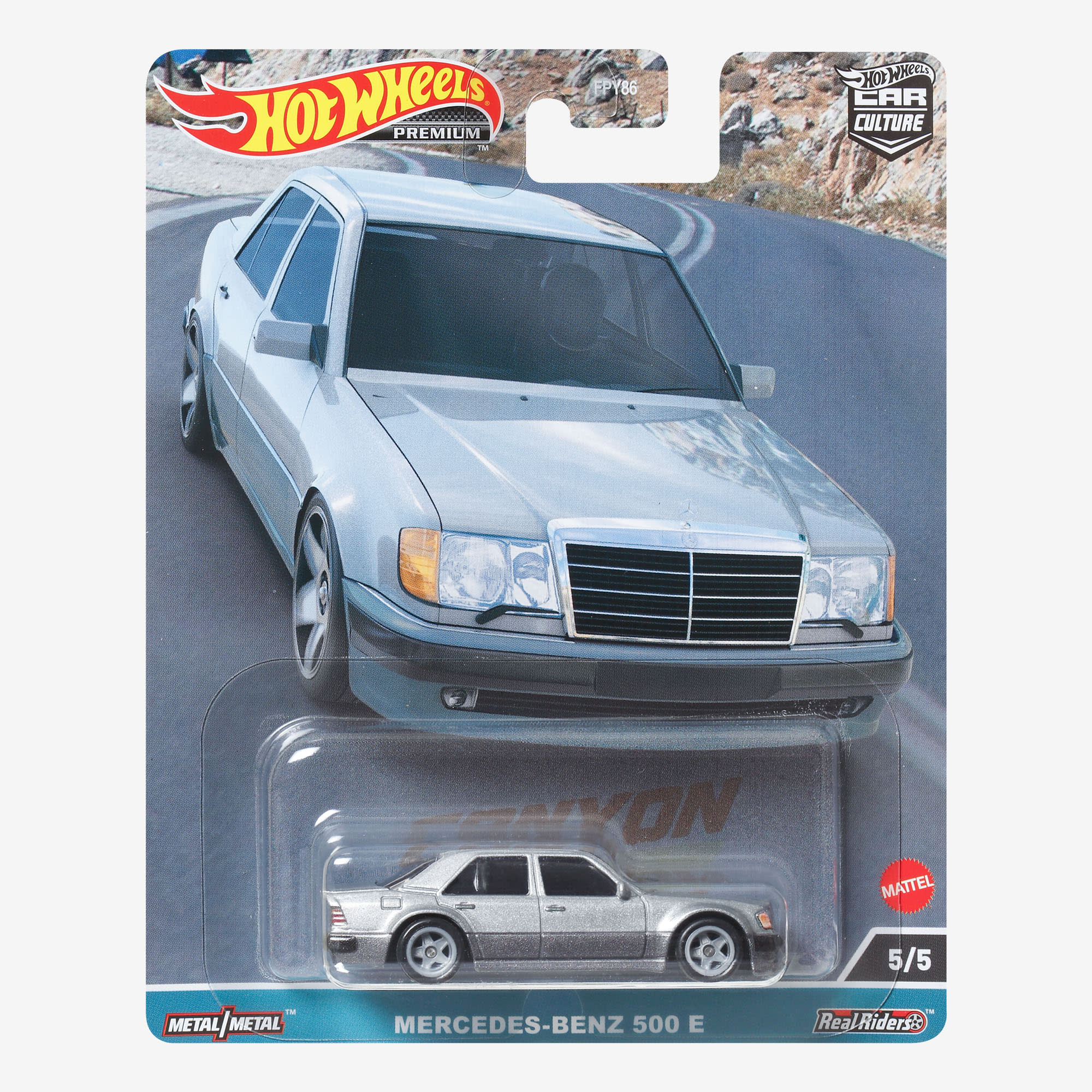 Hot Wheels Premium Car Culture Canyon Warriors ?C Mercedes-Benz 500E