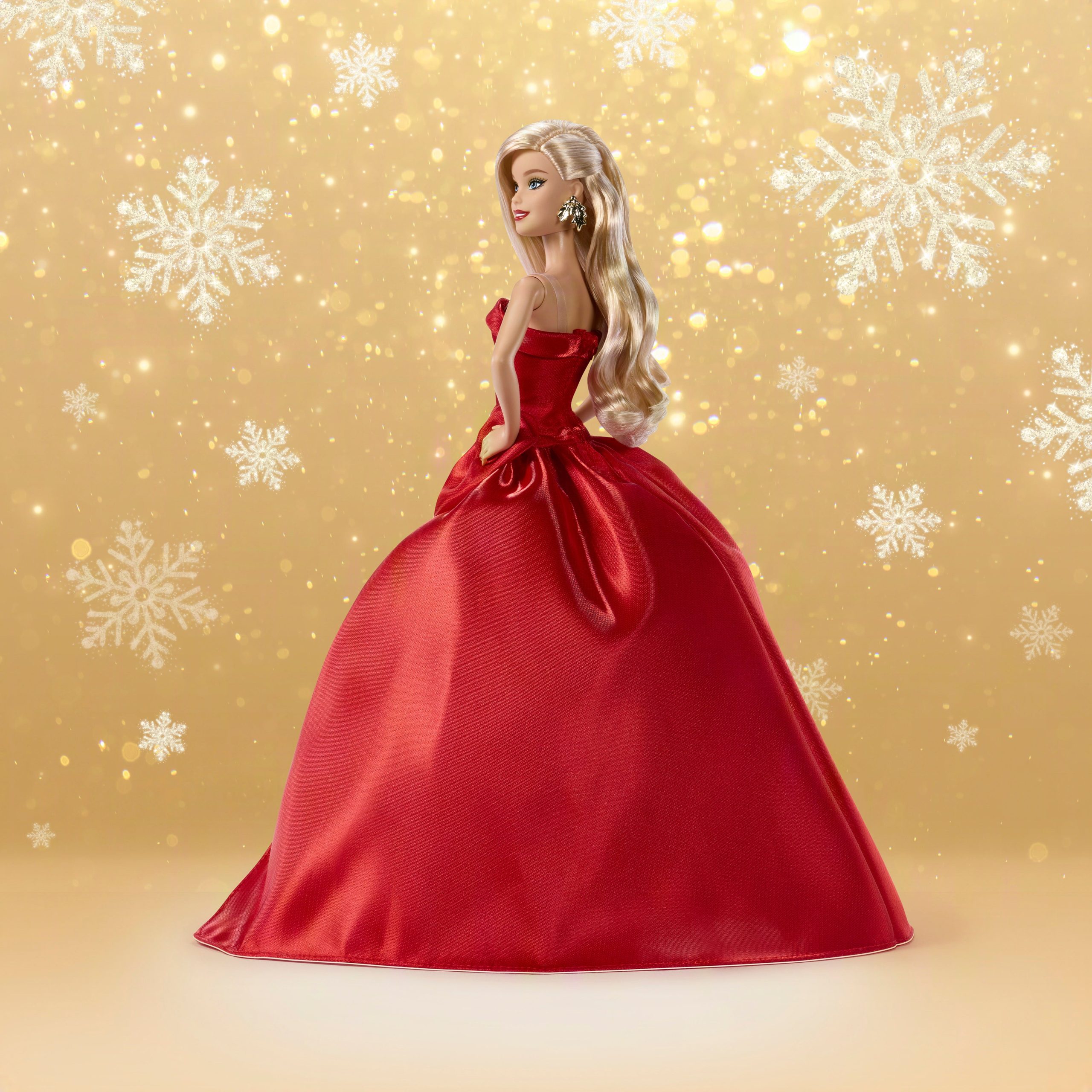 Barbie Signature Mu?eca de Colecci??n Holiday Barbie Rubia - Image 5