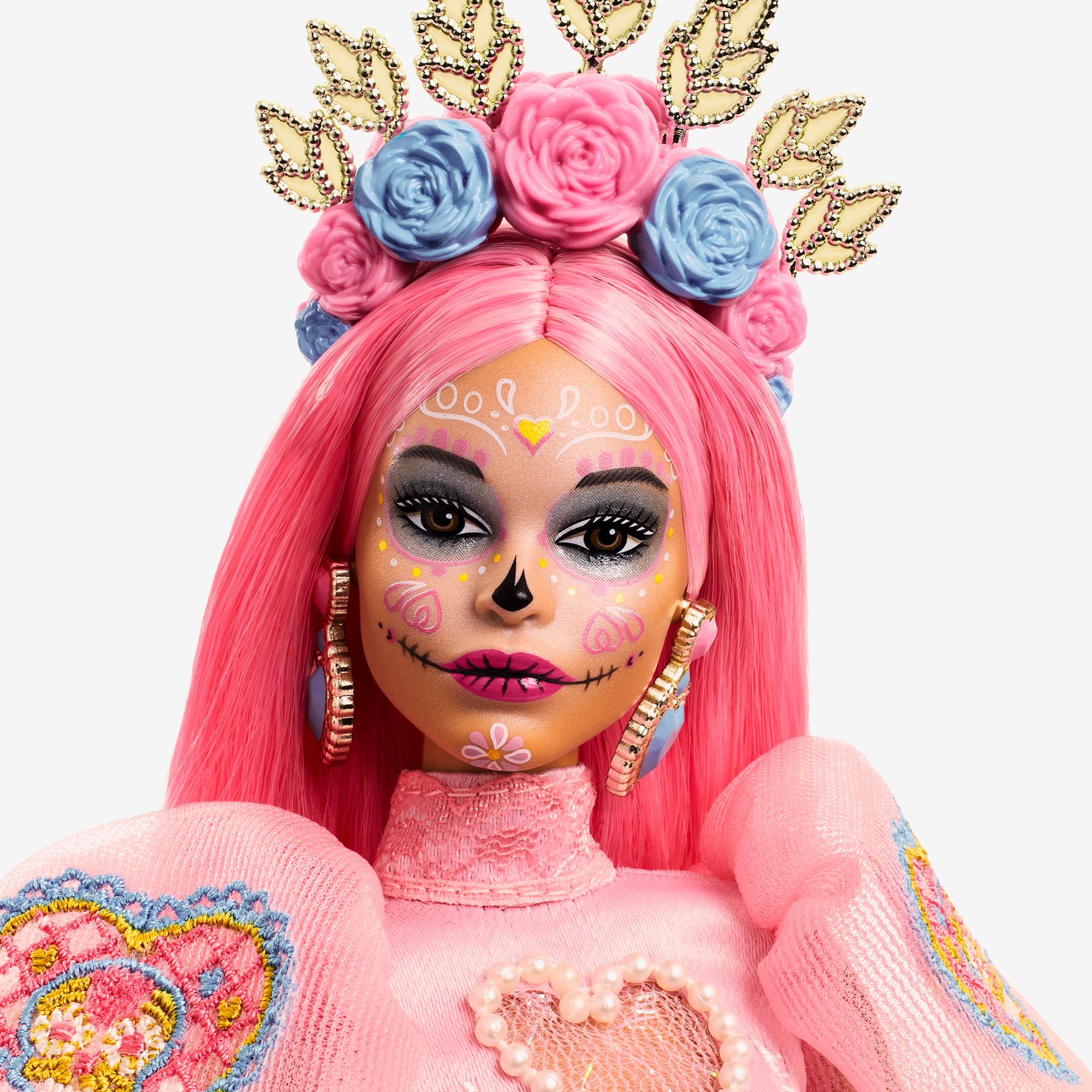 2023 D??a De Muertos Barbie x Pink Magnolia Doll - Image 12