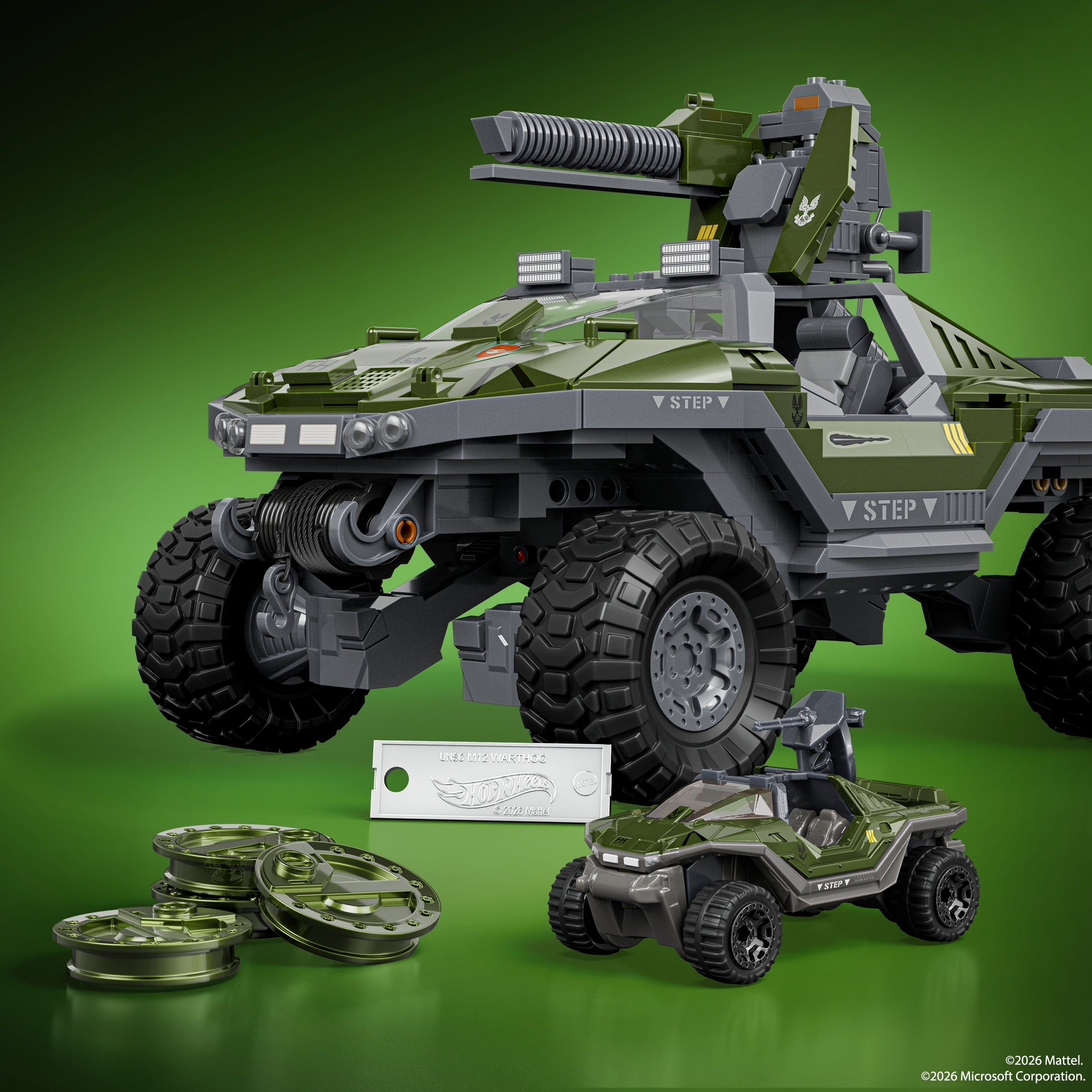 Hot?Wheels-Coffret de Construction V??hicule Warthog Halo-935?Pi??ces - Image 5